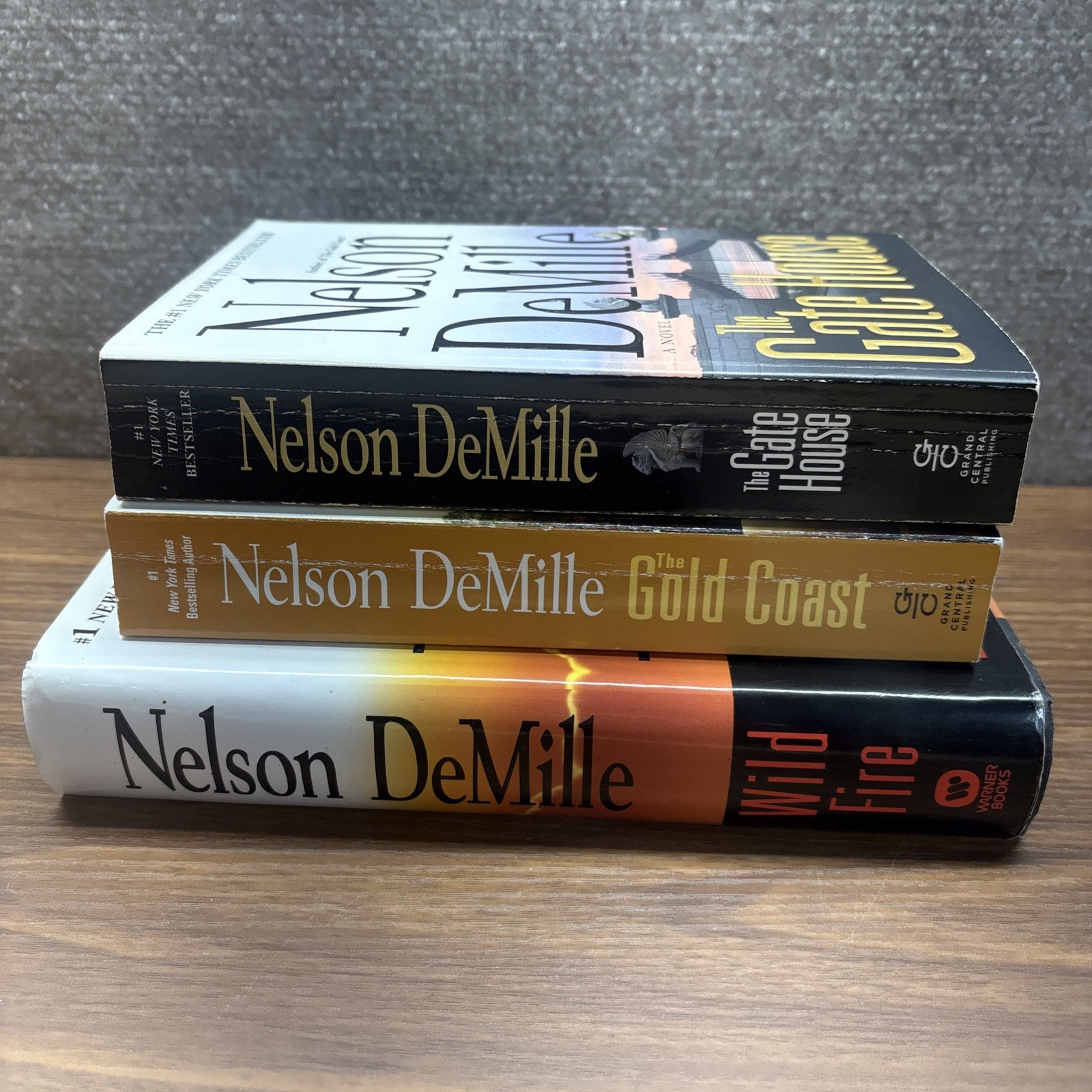 Nelson DeMille Lot of 3 Hardcover /paperback Books Suspense Crime Thriller