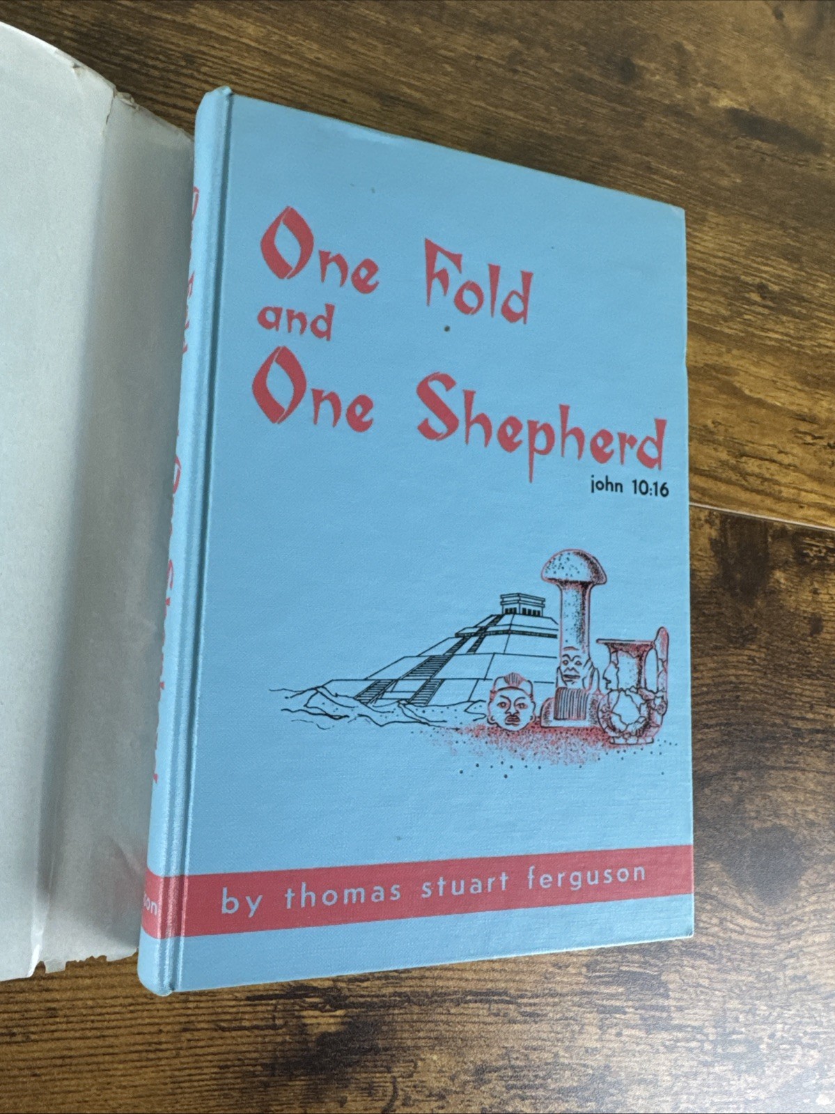 One Fold And One Shepherd Thomas Stuart Ferguson *SIGNED* LDS America Archeology