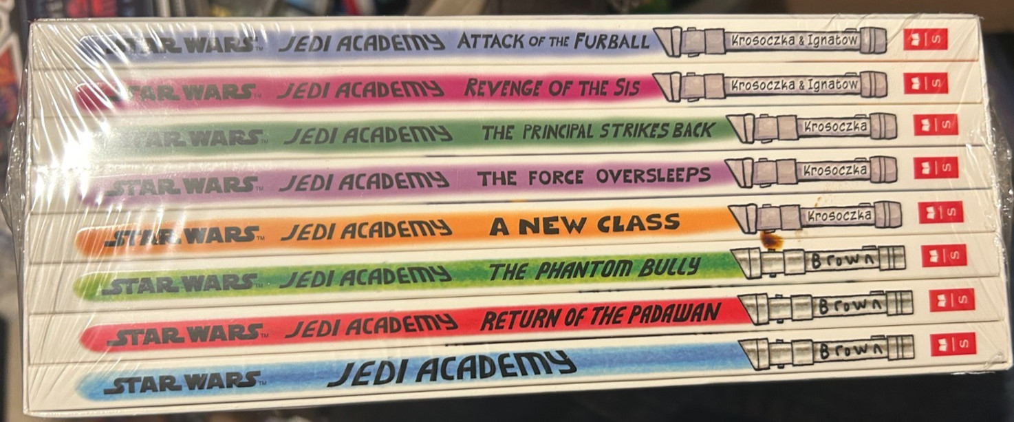 Star Wars Jedi Academy Hyperspace Paperback Boxed Set New/Sealed