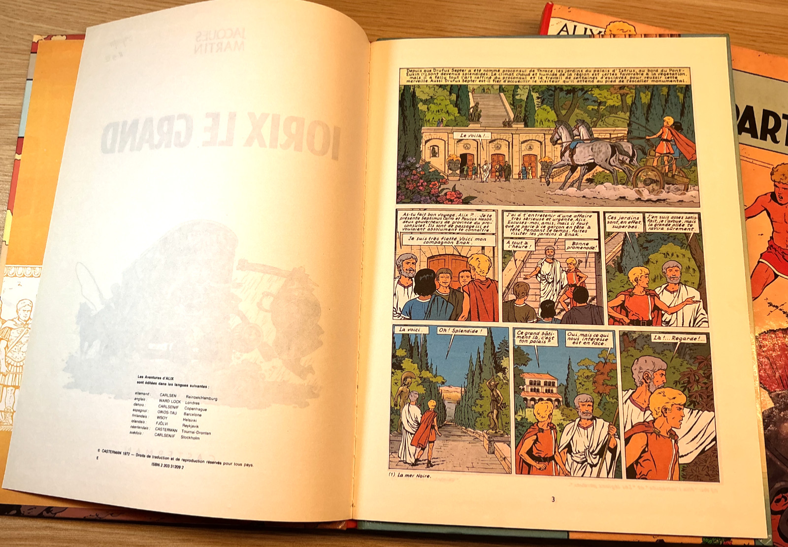 Les Aventures d’Alix bande dessinée 5-Volume Lot French Hardcover Graphic Novels