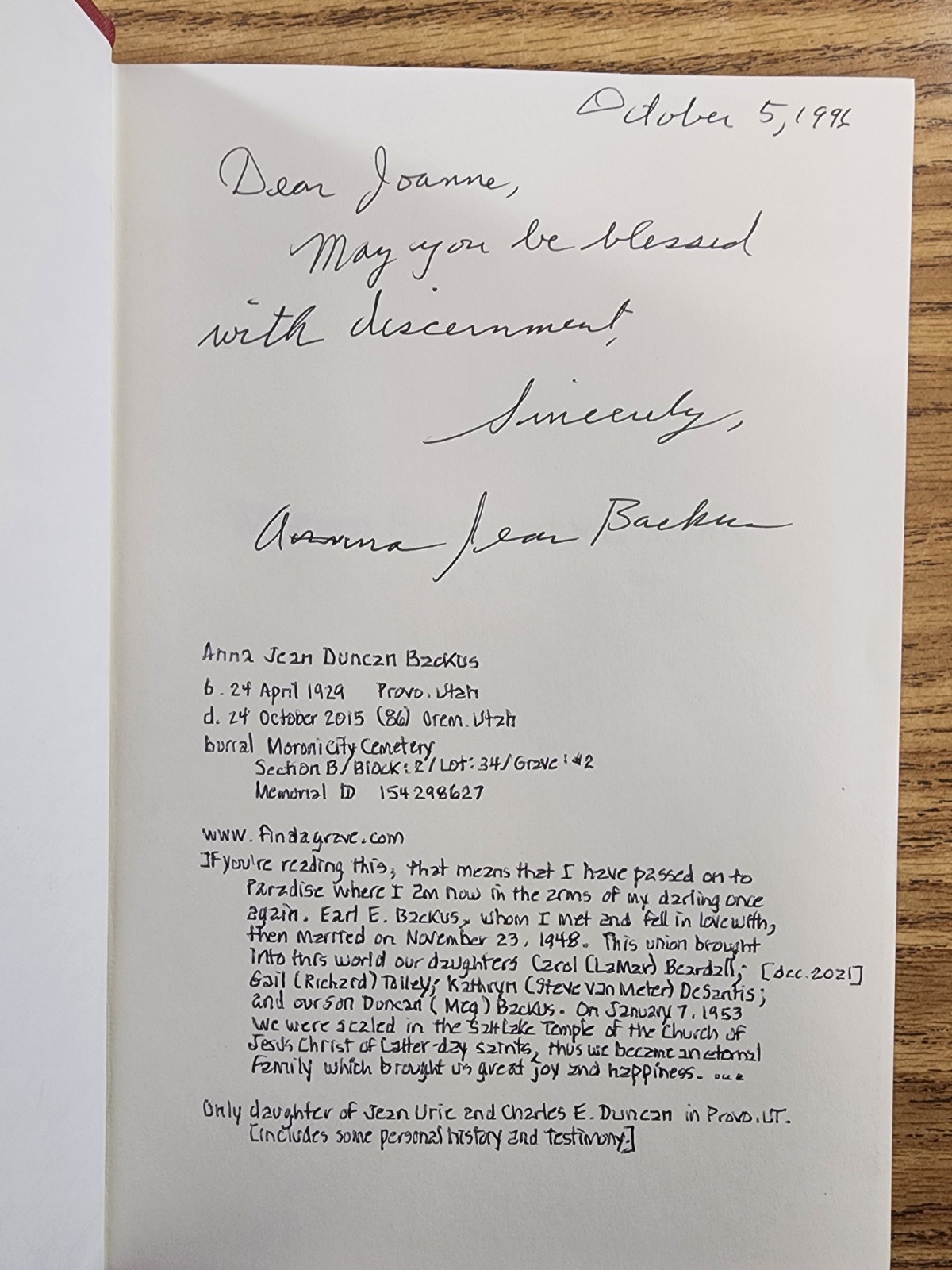 Mountain Meadows Witness : The Life and Times of Bishop Klingensmith “SIGNED”