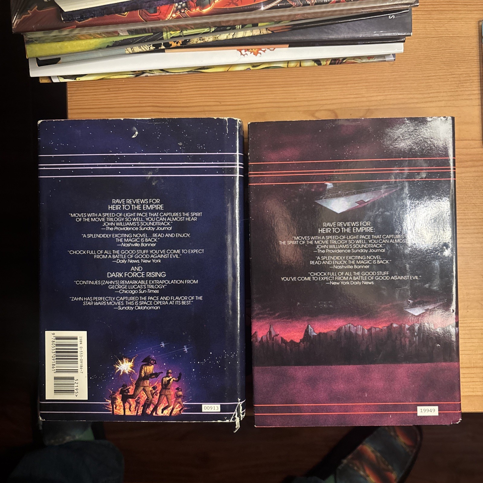 Star Wars: DARK FORCE RISING & LAST COMMAND Timothy Zahn HC SFBC Edition Thrawn