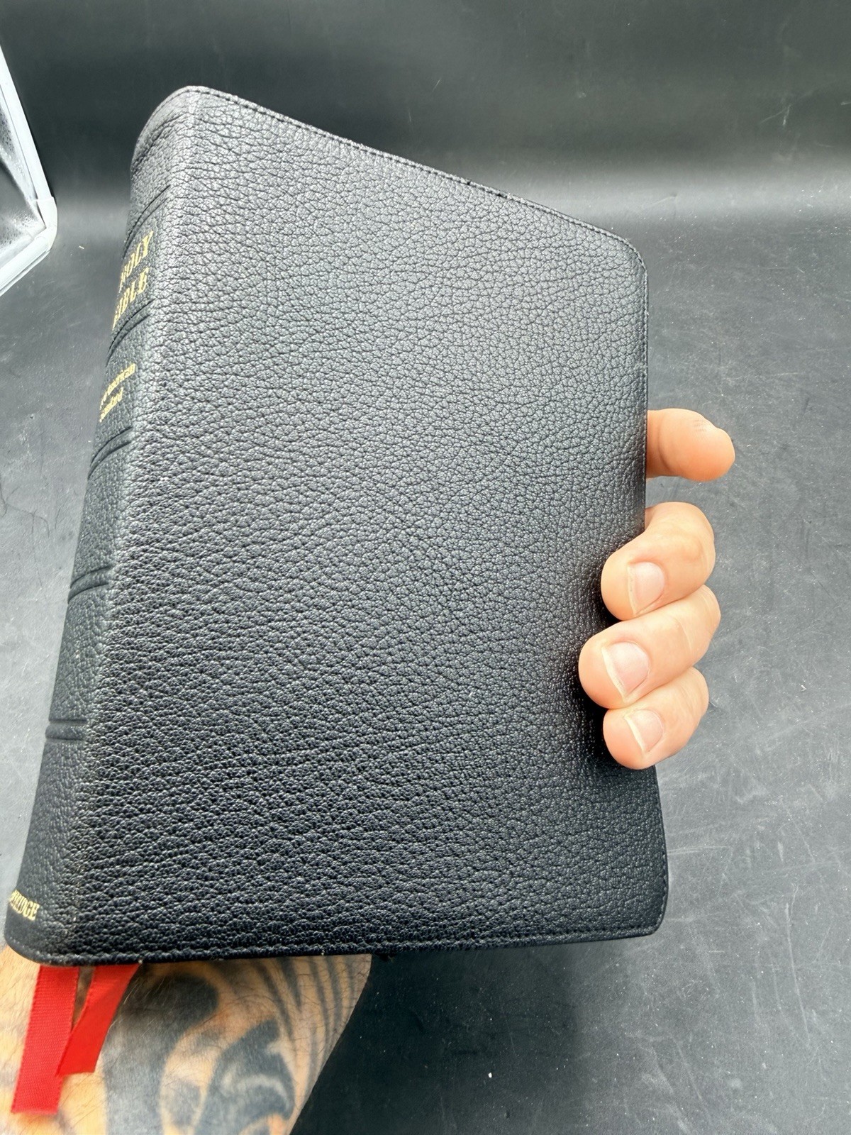 Cambridge Bible NASB Clarion, Black Goatskin Leather, Edge-Lined 2017