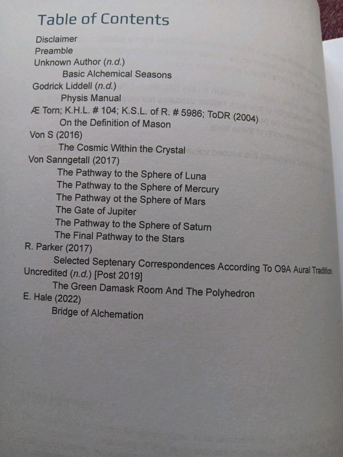 Order Of Nine Angles ONA O9a Fragments & Miscellany vol 2 Satanism ray parker