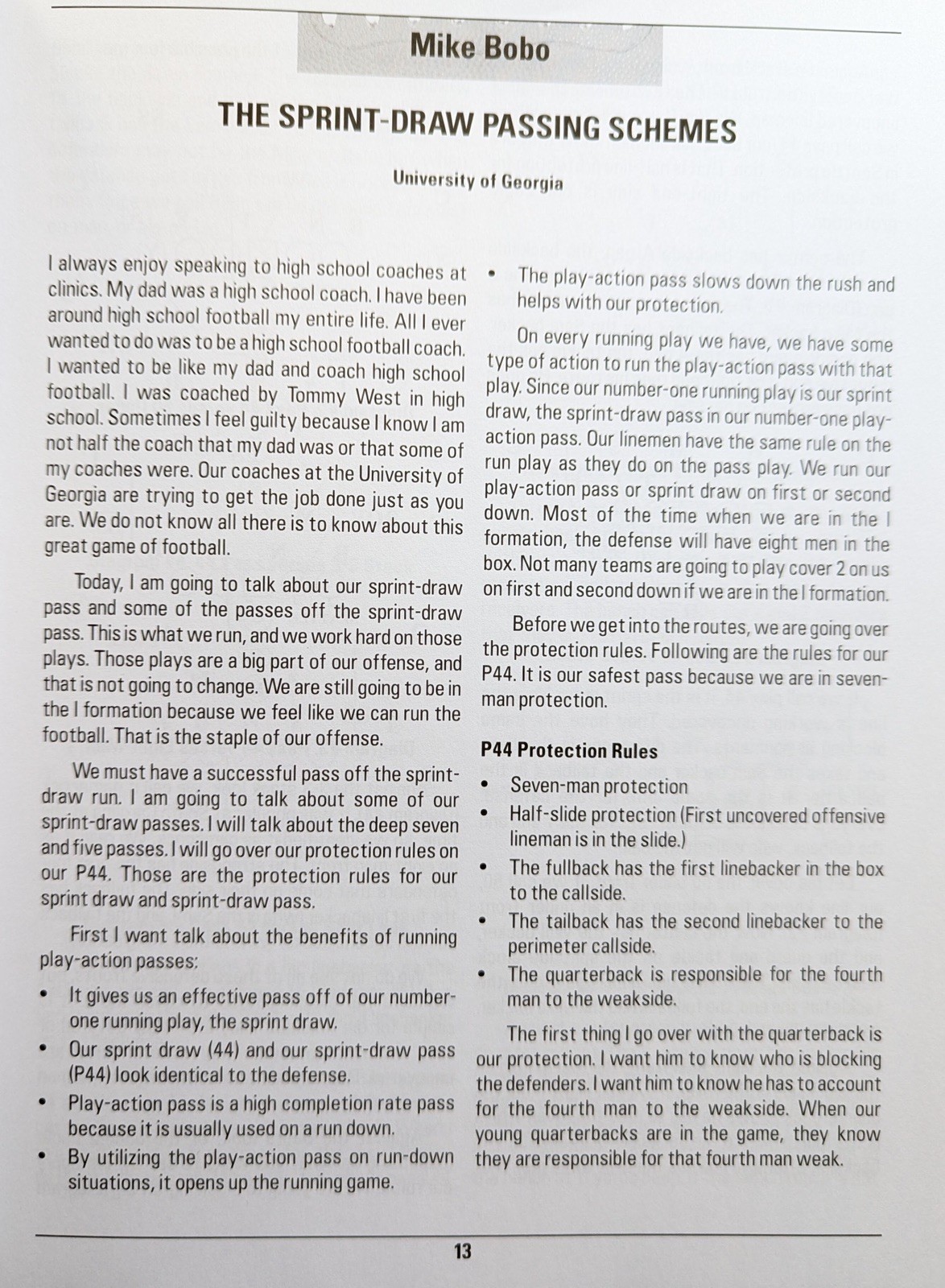 2007 Coach of the Year Clinics Football Manual Coaching Book