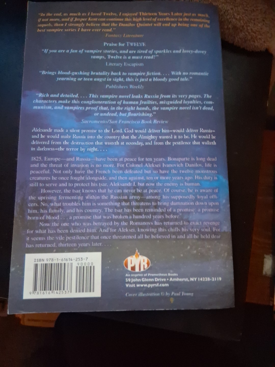 Thirteen Years Later By Jasper Kent Russia, 1825 Paperback Book