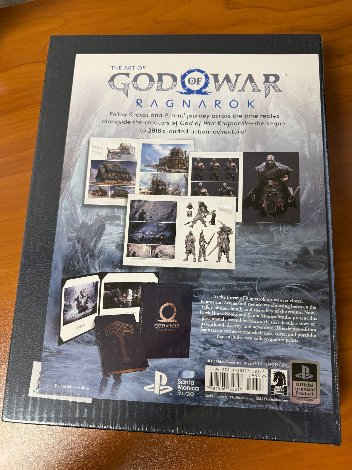 The Art of God of War Ragnarök (Deluxe Edition) Dark Horse Comics HC Book/Prints