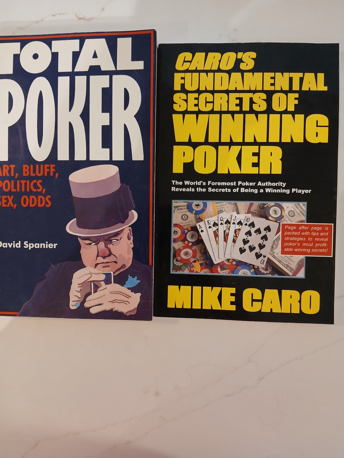 POKER: lOT OF 11 Texas Hold Em, Omaha, Tournament Power & more