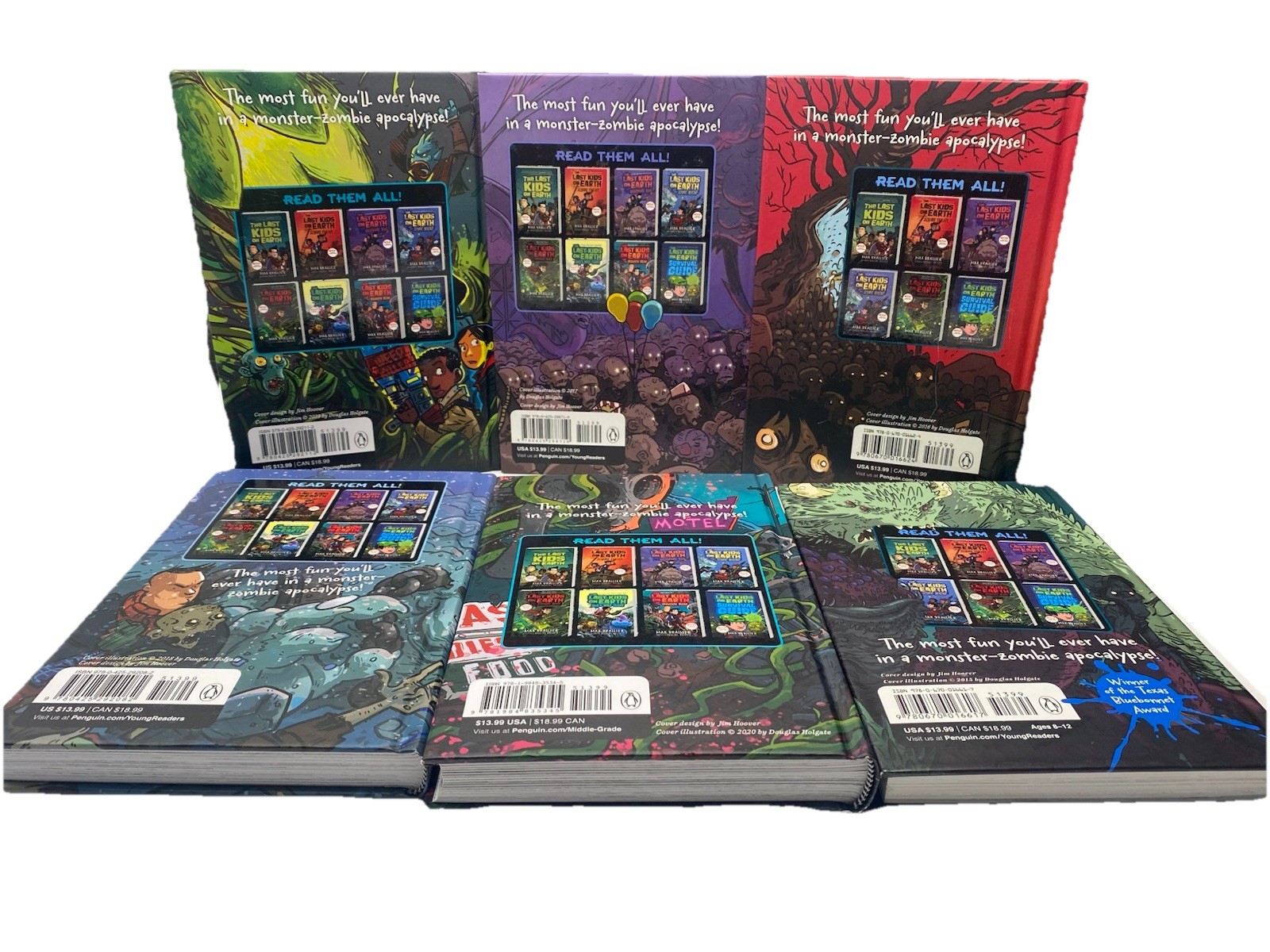 The Last Kids on Earth,6-Books by Max Brallier, illustrated by Douglas Holgate