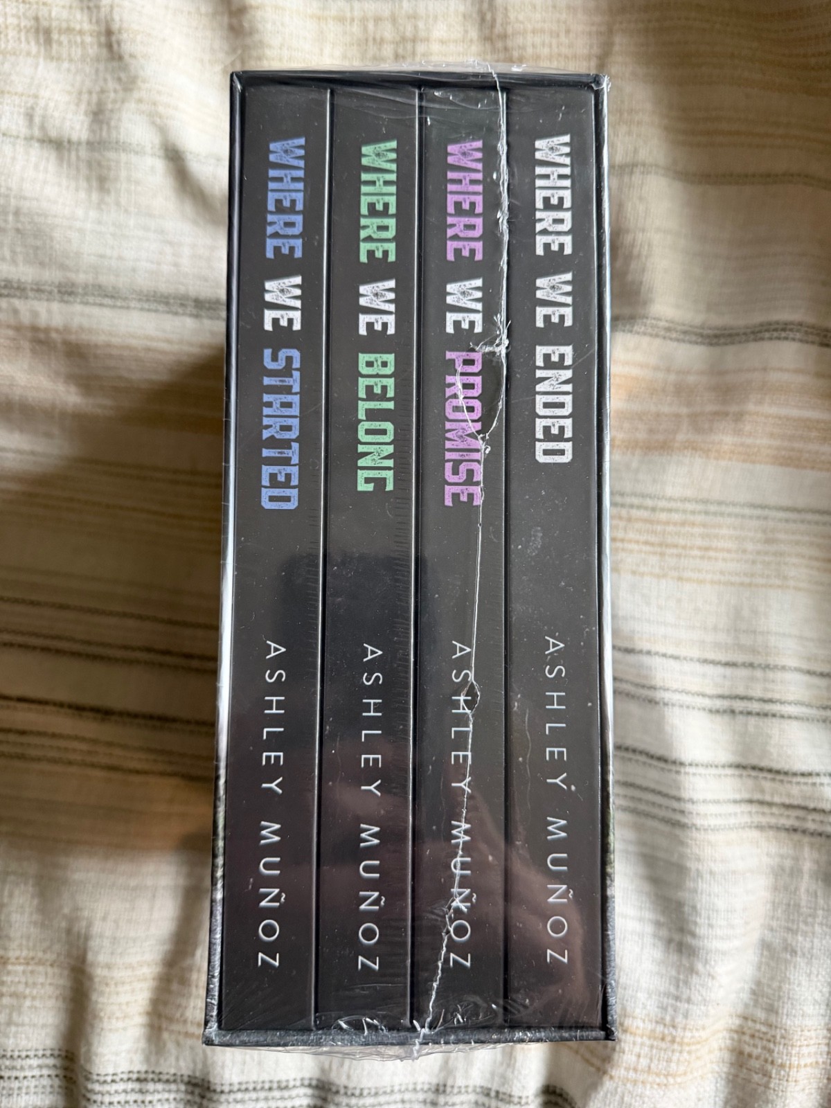 RARE & FACTORY SEALED Stone Riders 4 book set W/ Slipcase (Ashley Munoz, 2024)