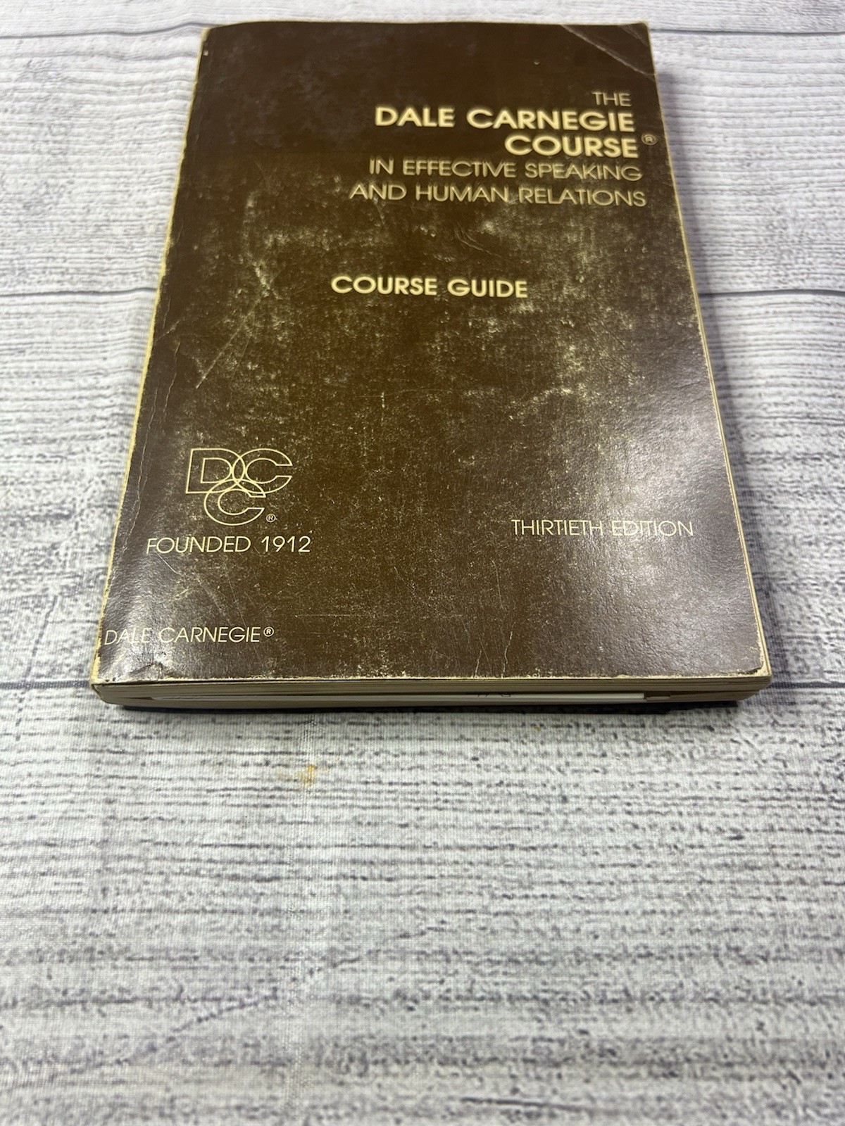 Vintage Dale Carnegie Course Effective Speaking Human Relations Guide Pamphlets
