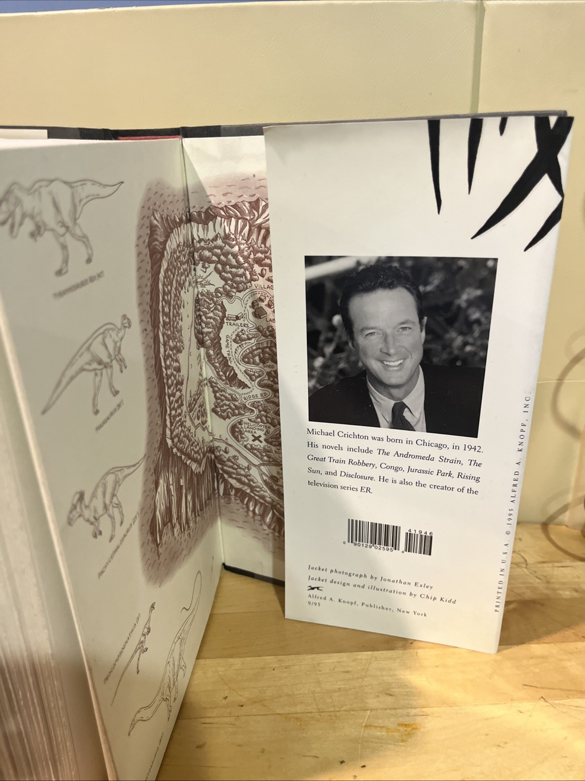 Michael Crichton The Lost World With Publisher Review Kit 1995 1st Trade Ed.