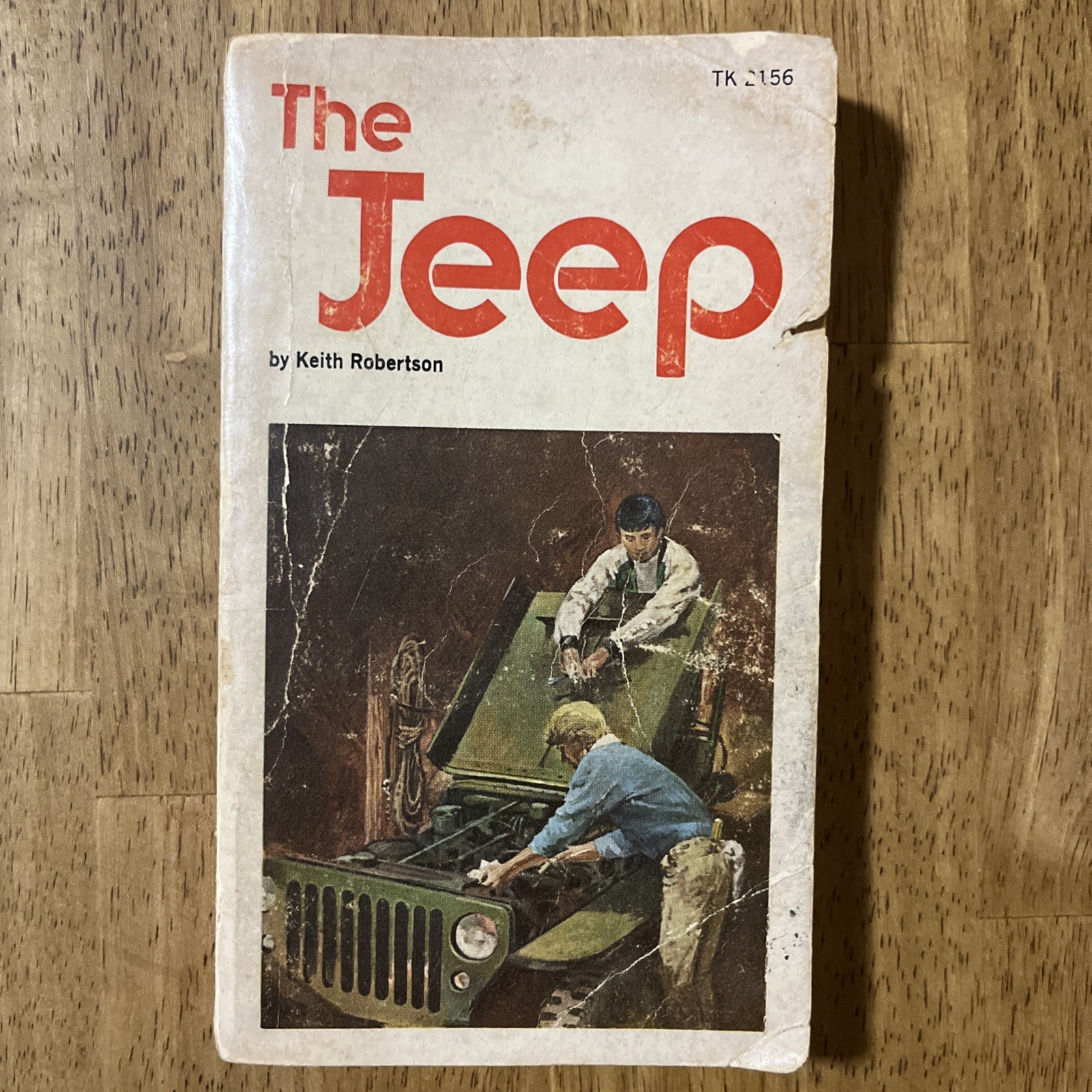 The Jeep by Keith Robertson First 1st Printing PB 1972 TK 2156 Scholastic