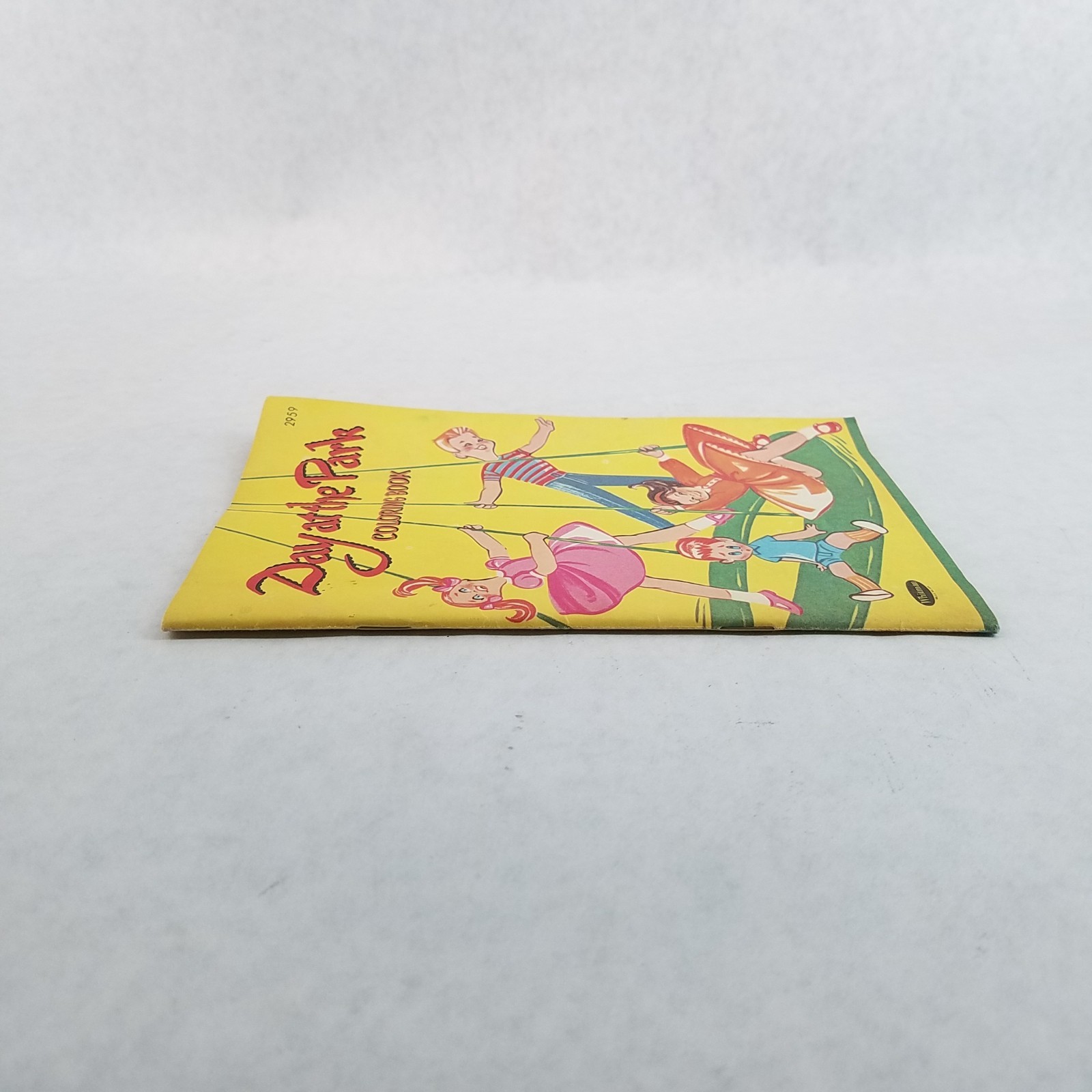 Vintage Coloring Book Day at the Park by Gerry Geischer 1963 Whitman Unmarked