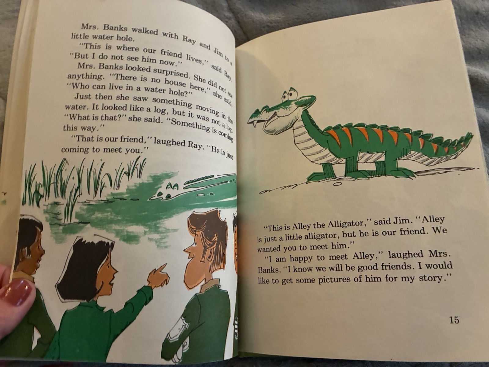 Alley Alligator And The Hunter by Athol B. Packer 1974