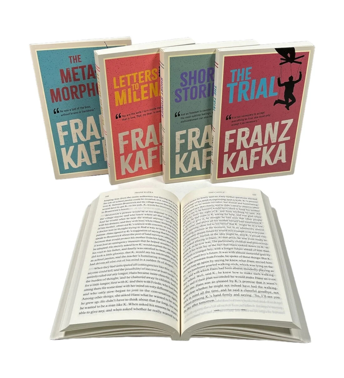 Curated Works of Franz Kafka 5 Books Collection Boxed Set(The Trial, Short Story
