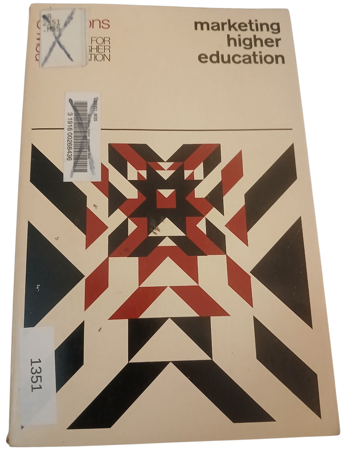 Marketing Higher Education Barton 1978 Edition New Directions Jossey-Bass