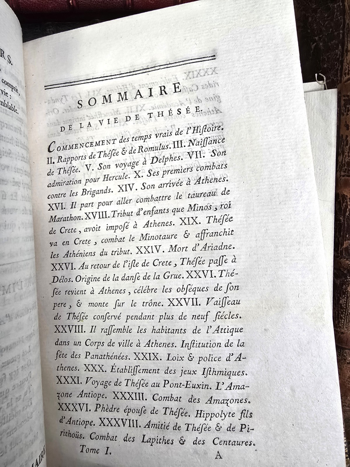 1783 – Lives of Illustrious Men by Plutarch – Theseus, Romulus, Lycurgus, Solon