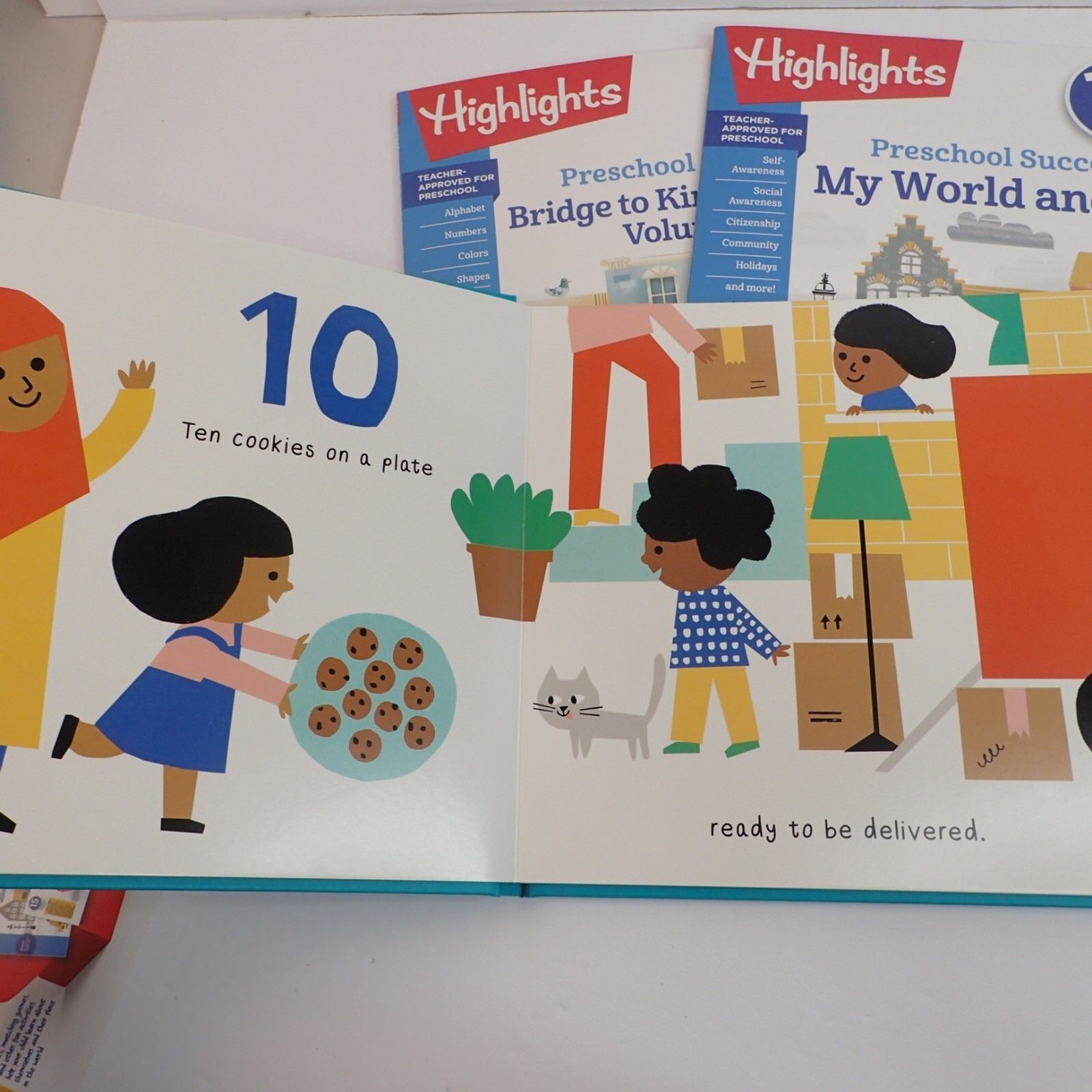 Highlights 15 Minutes A Day Preschool My Learning Box Lot of 7 Books