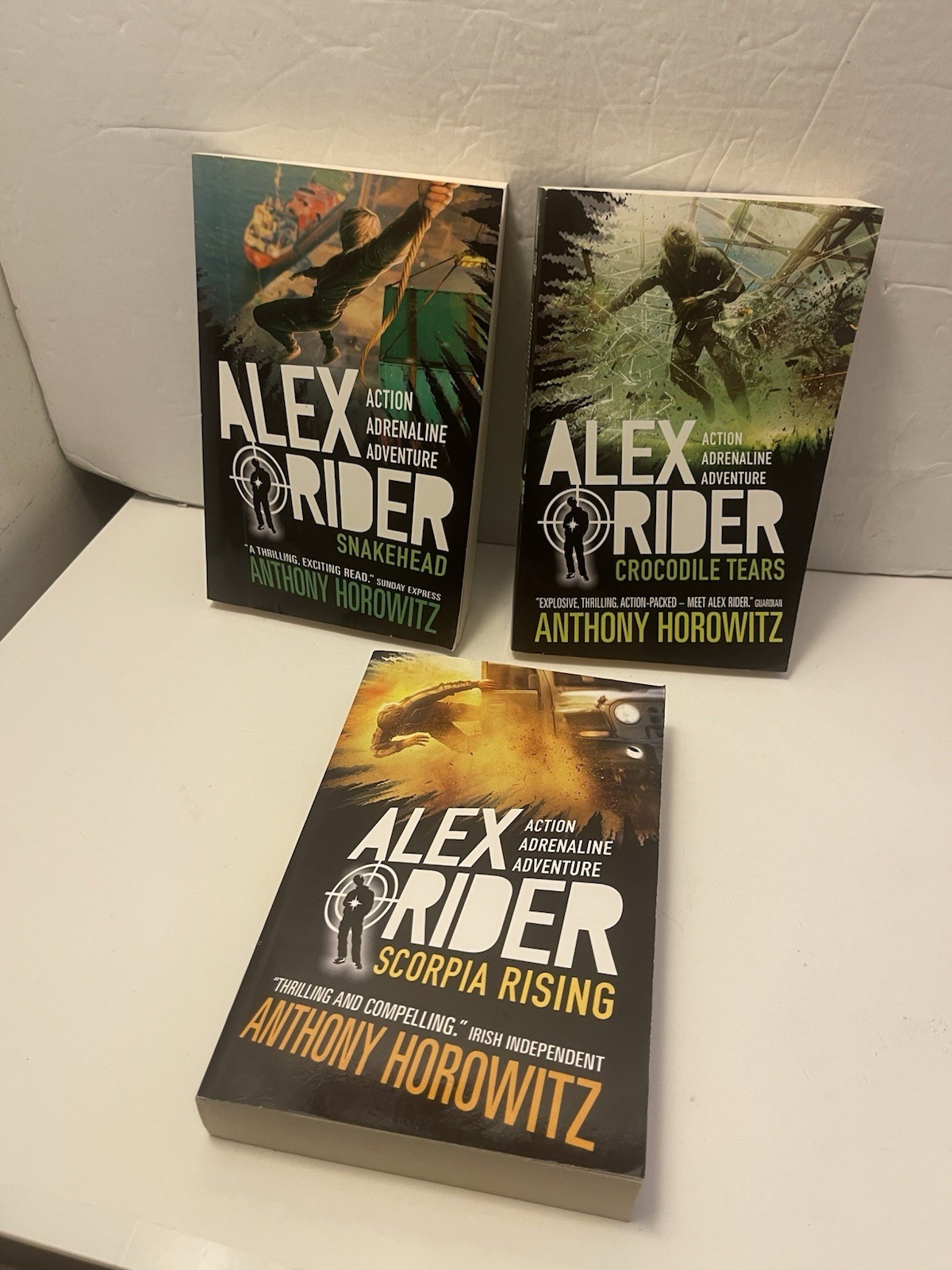 ALEX RIDER Series lot of 7 Books Lot by Anthony Horowitz Vols 3-9 Paperback 2015