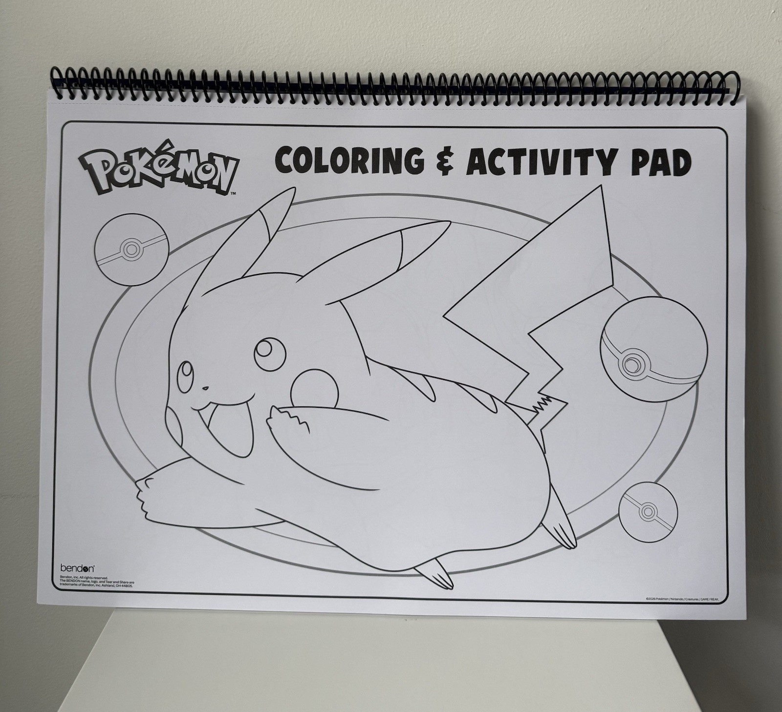 Pokemon Panorama Giant Coloring Activity Pad 45 Pages Stickers 3 Fold-Out Poster