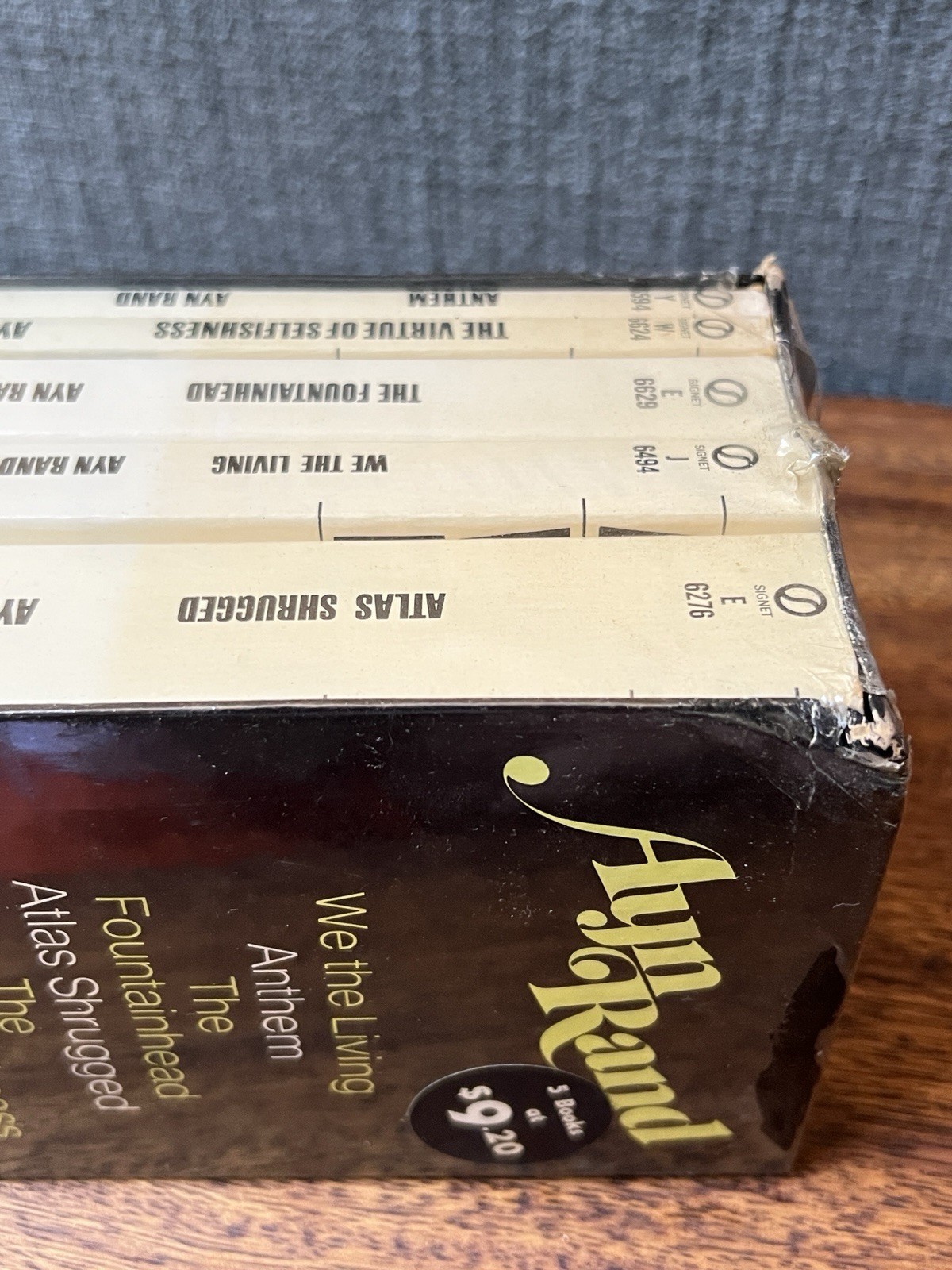 Ayn Rand A Signet Gift Pack 5 Books Set SEALED VINTAGE Rare *REaD* Fountainhead
