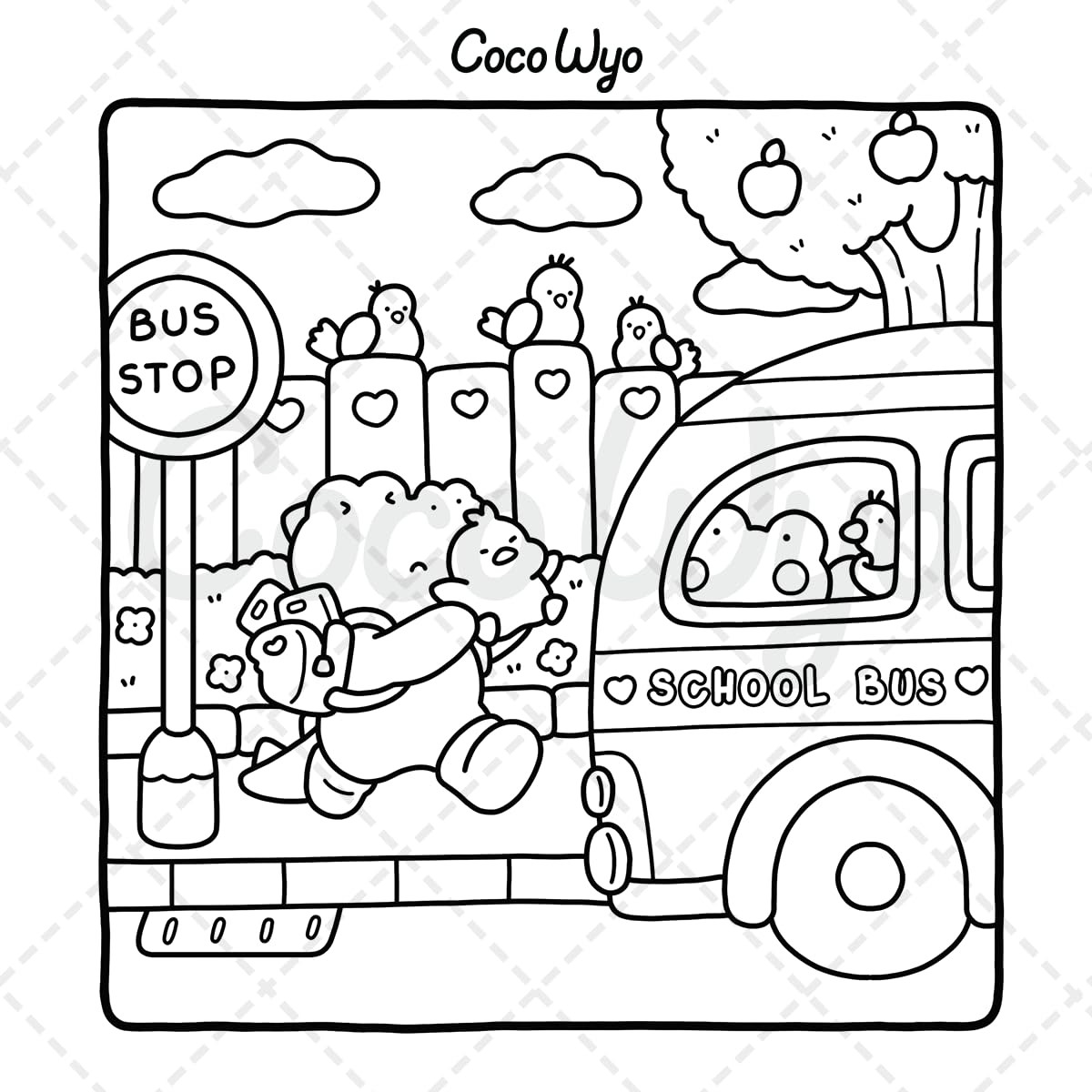 Little Cuddles Coloring Book for Adults and Teens Featuring Cute Animal Friends