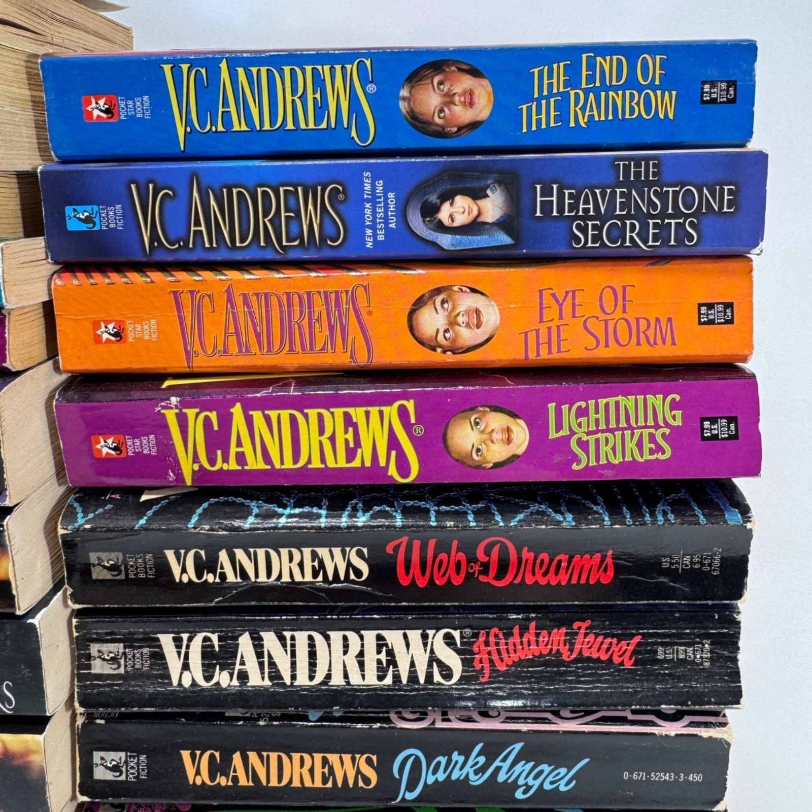 Lot 37 V.C. Andrews Books Some Keyhole Mixed Celeste Seeds of Yesterday