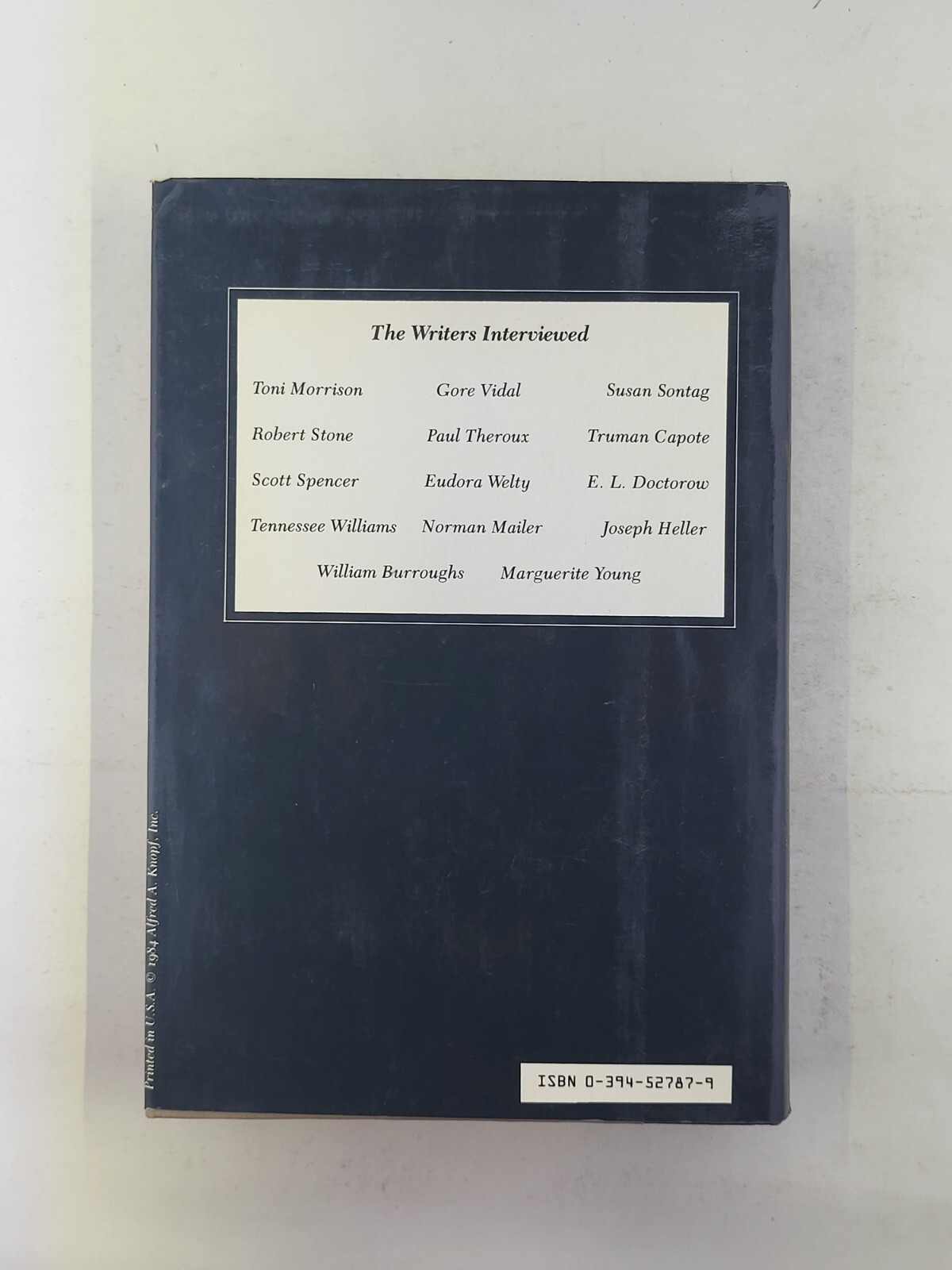 CONVERSATIONS WITH AMERICAN WRITERS by CHARLES RUAS 1985 hardcover 1st edition