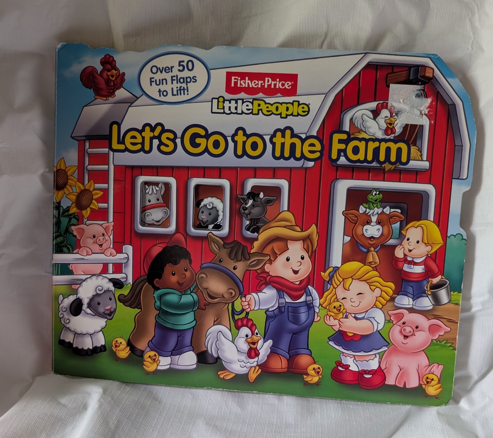 Fisher-Price Little People: Let’s Go to the Farm (Lift-the-Flap) – VERY GOOD