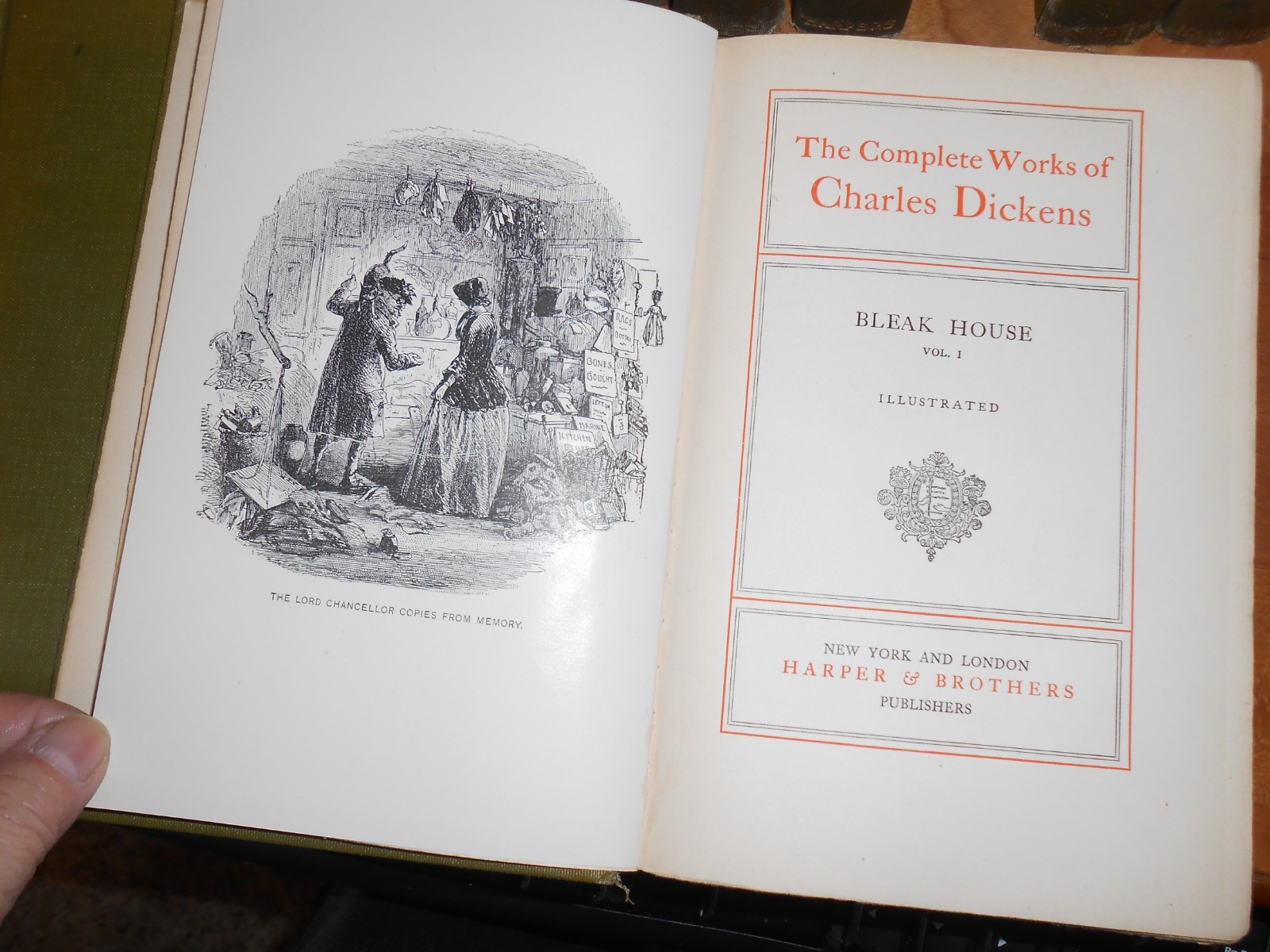 17 COMPLETE WORKS OF CHARLES DICKENS 9 Novels Harper & Bro Illustrated – HC GC