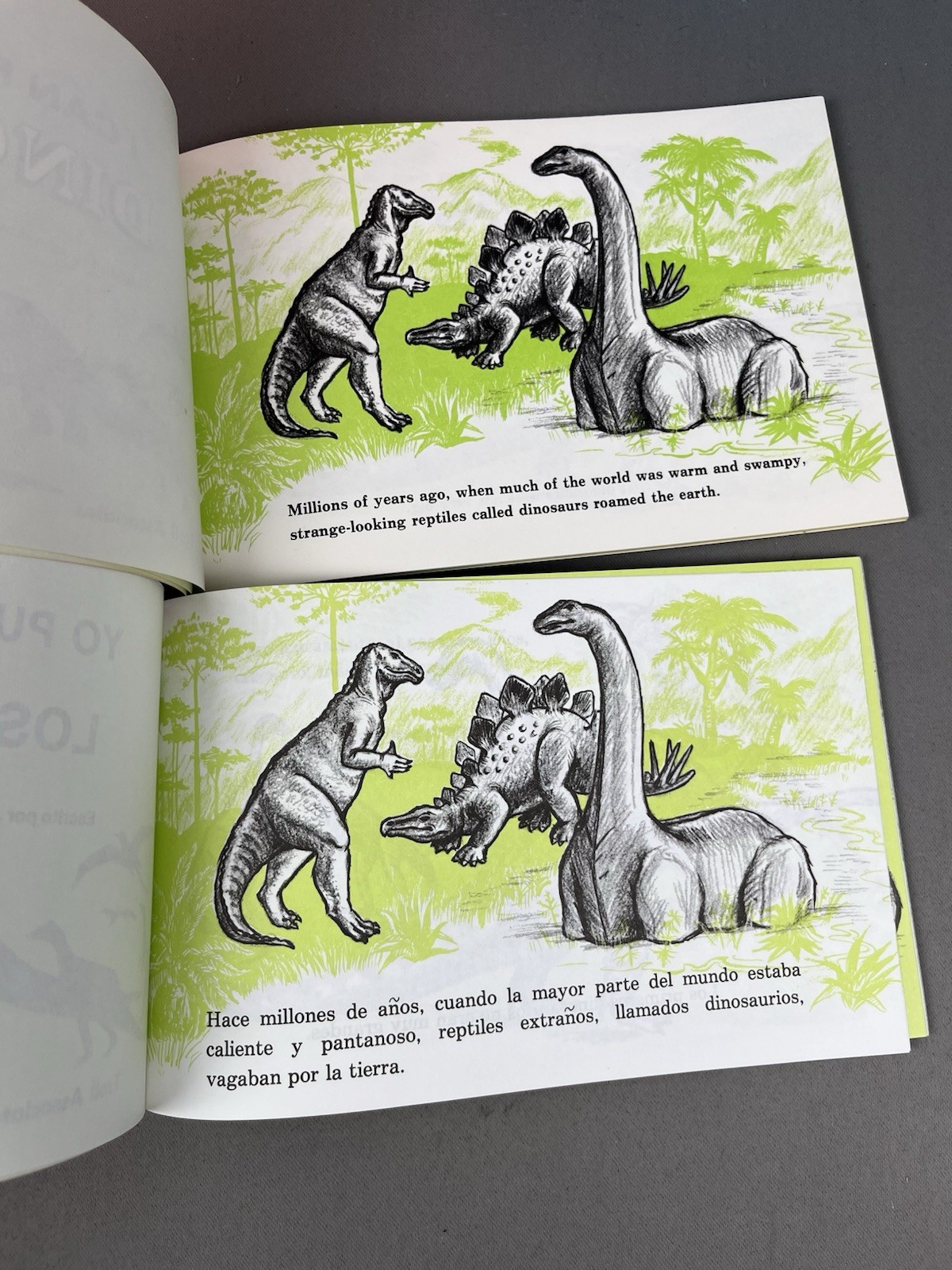 Lot of 7 Vintage Troll Associates Dinosaur Books Dinos Prehistoric Animals