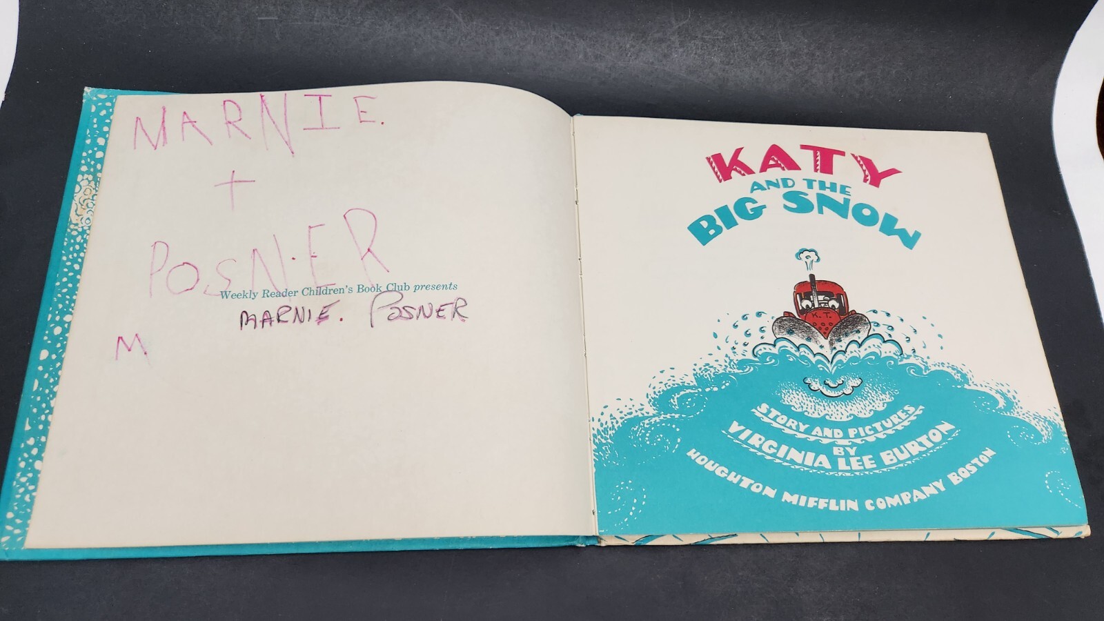 Katy And The Big Snow Virginia Lee Burton 1943 Weekly Reader Childrens Book