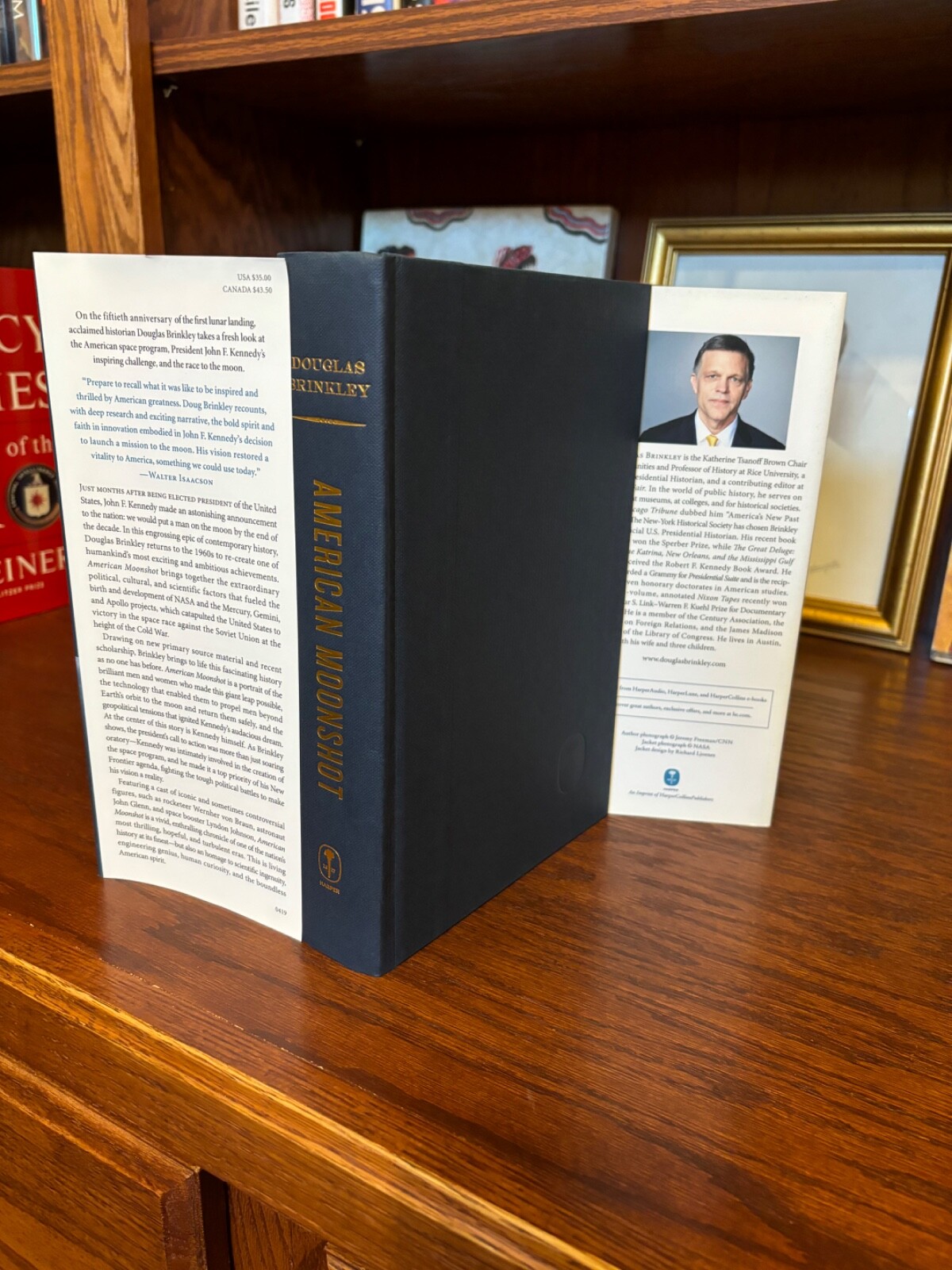 American Moonshot. Douglas Brinkley. 1st HC Ptg Harper 2019. Fine Unread