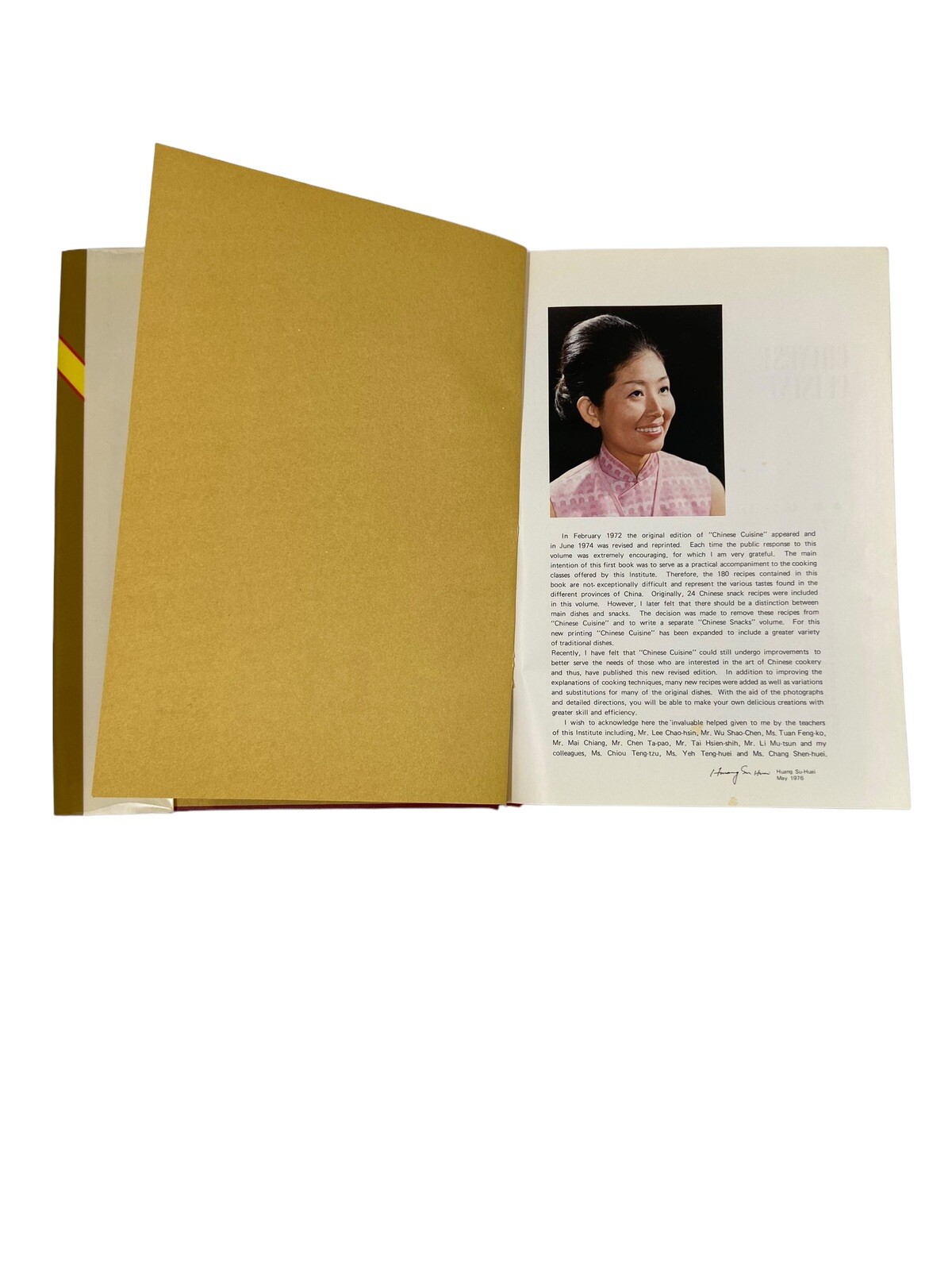 Wei-Chuan Cooking Book Chinese Cuisine Huang Su Huei 1977