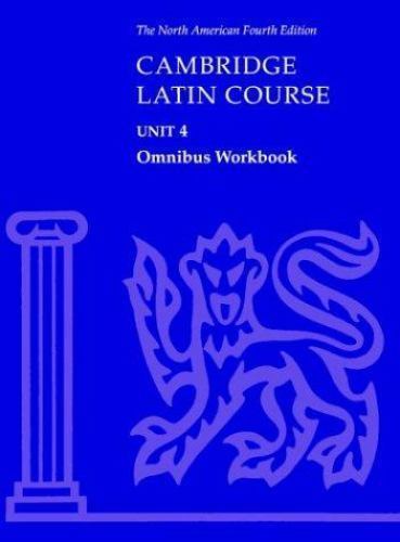 Cambridge Latin Course Unit 4 Omnibus Workb- paperback, Project, 0521787459, new