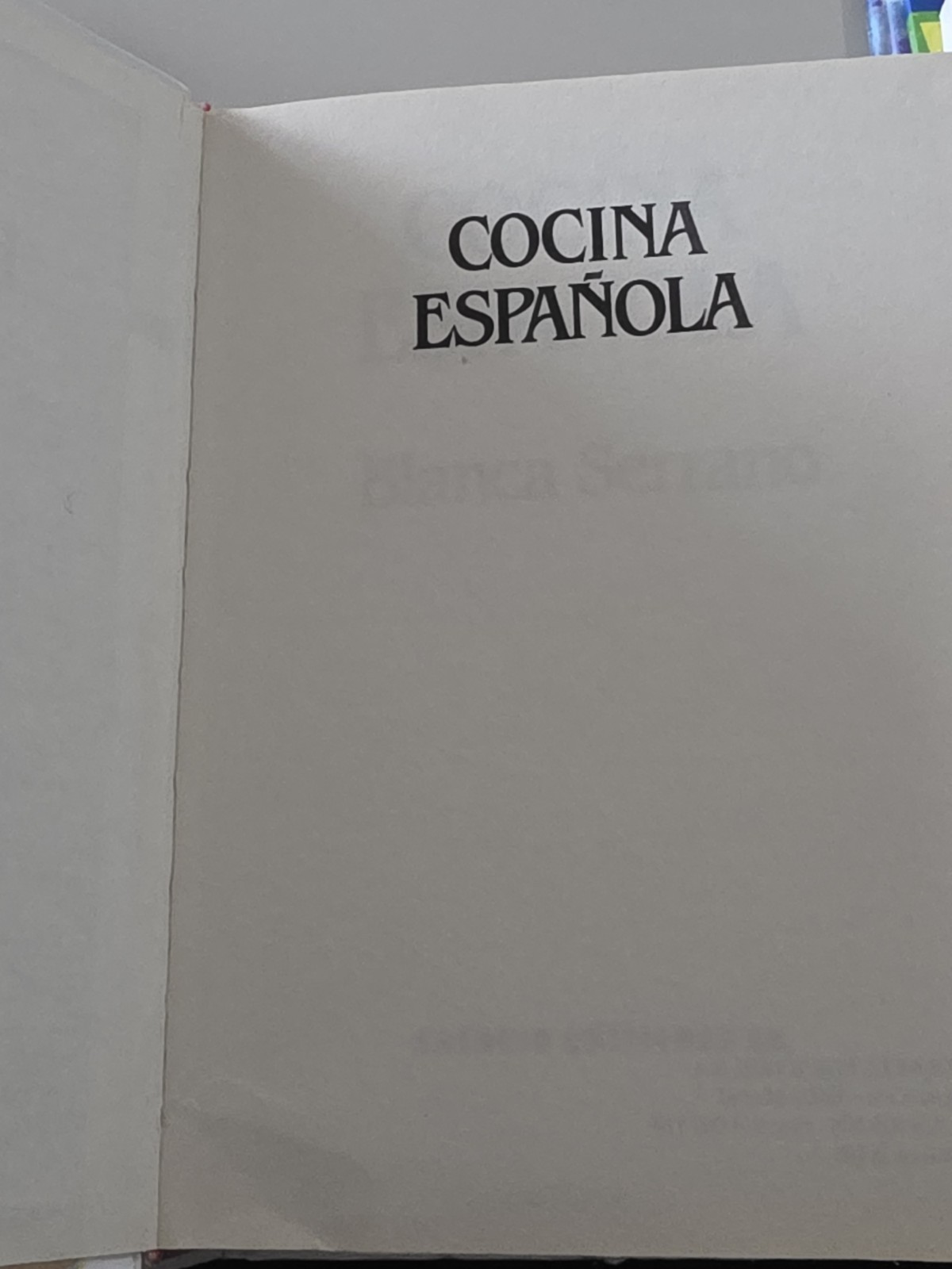 Cocina Española ,Blanca Serrano,Susaeta Ediciones ,Paperback