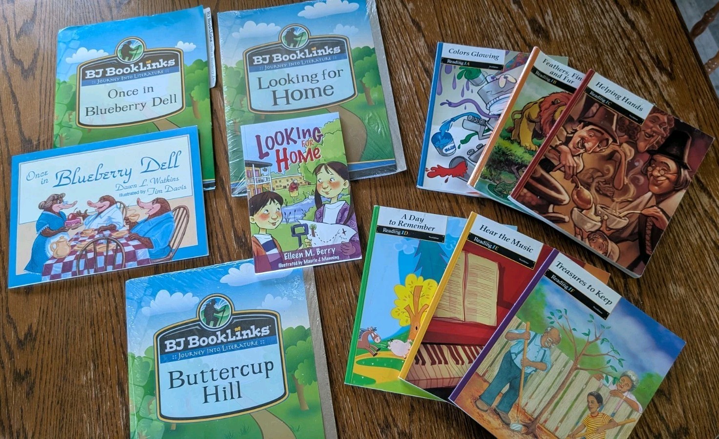 BJU Grade 1 Reading Student Text (Complete Set Of 6) Third Edition + Booklinks