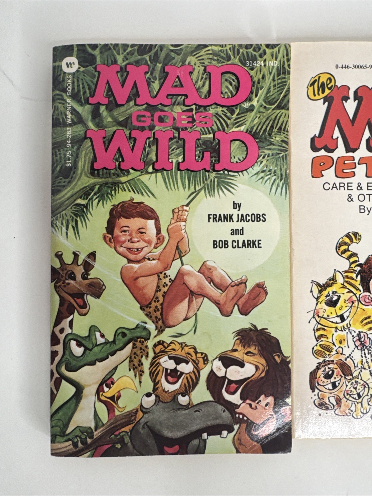 Mad Magazine Books: 1st printng Mad Goes Wild / Mad Pet Book – Lot Of 2