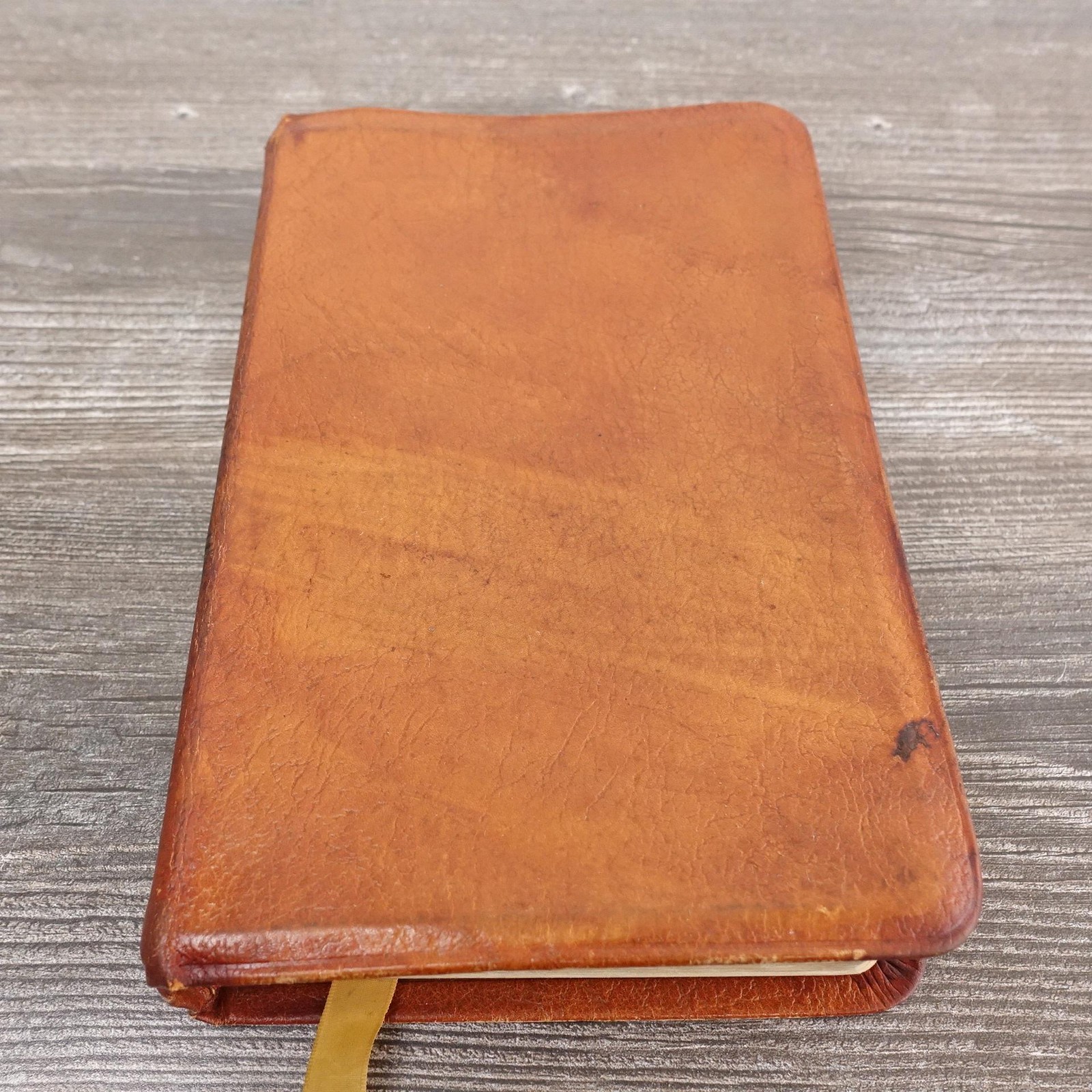 The New English Bible Cambridge Leather Bound Brown Vintage 1971