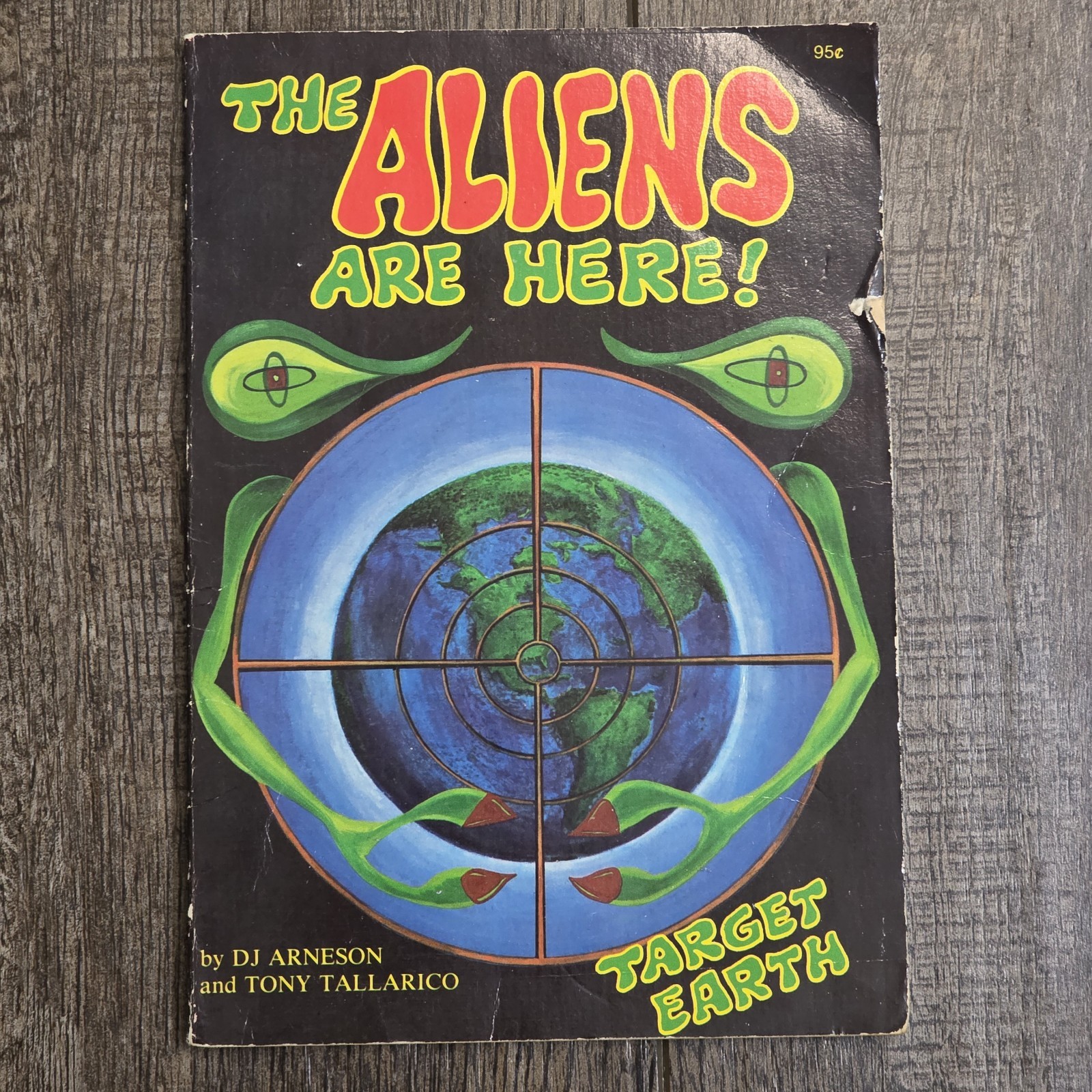 The Aliens are Here! Target Earth Softcover Book DJ Arneson 1980 Sci Fi Horror