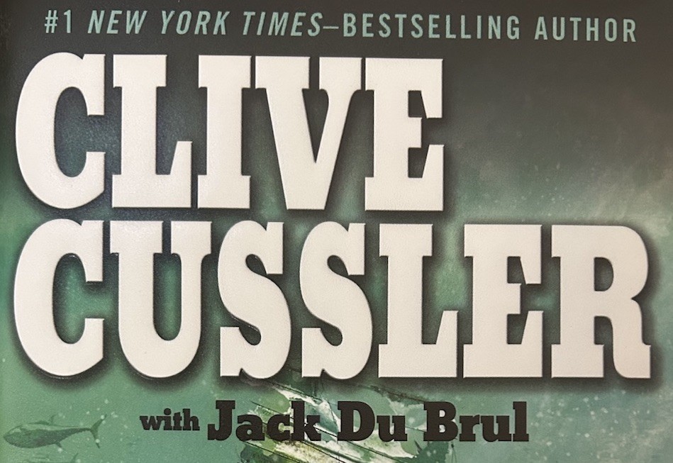 Signed x2 The Silent Sea Clive Cussler Jack Du Brul 2010 HCDJ Putnam Books VG
