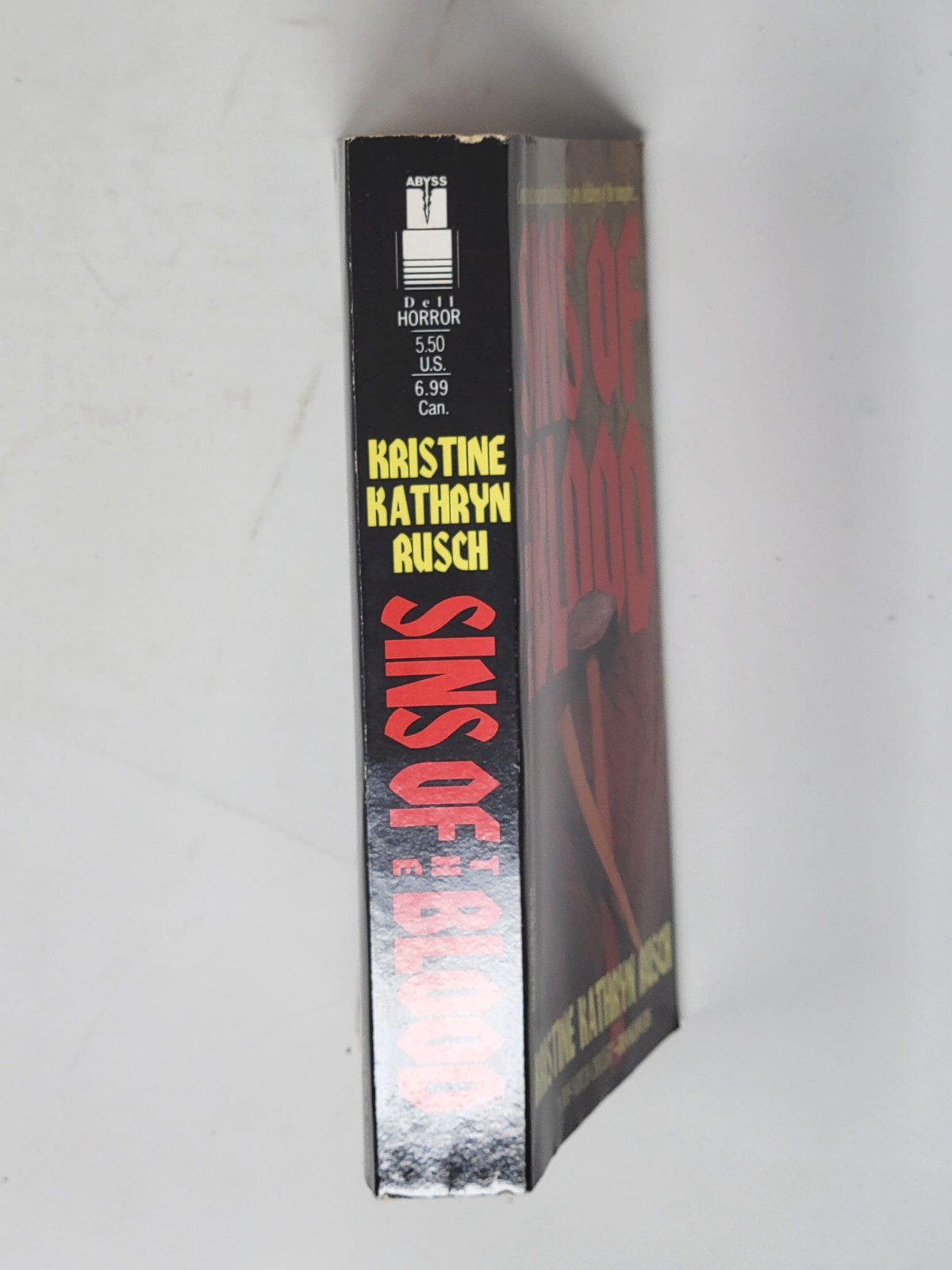 KRISTINE KATHRYN RUSCH SIGNED DELL ABYSS 1ST – Sins of the Blood
