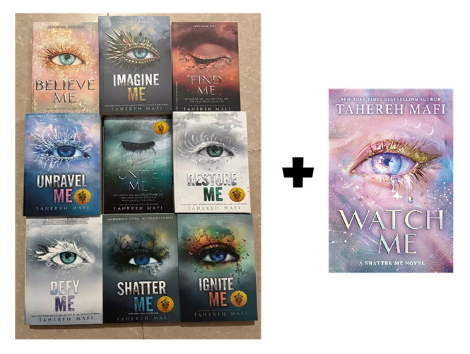 Shatter Me Series By Tahereh Mafi 10 Books Collection Set free shipping…… 📝