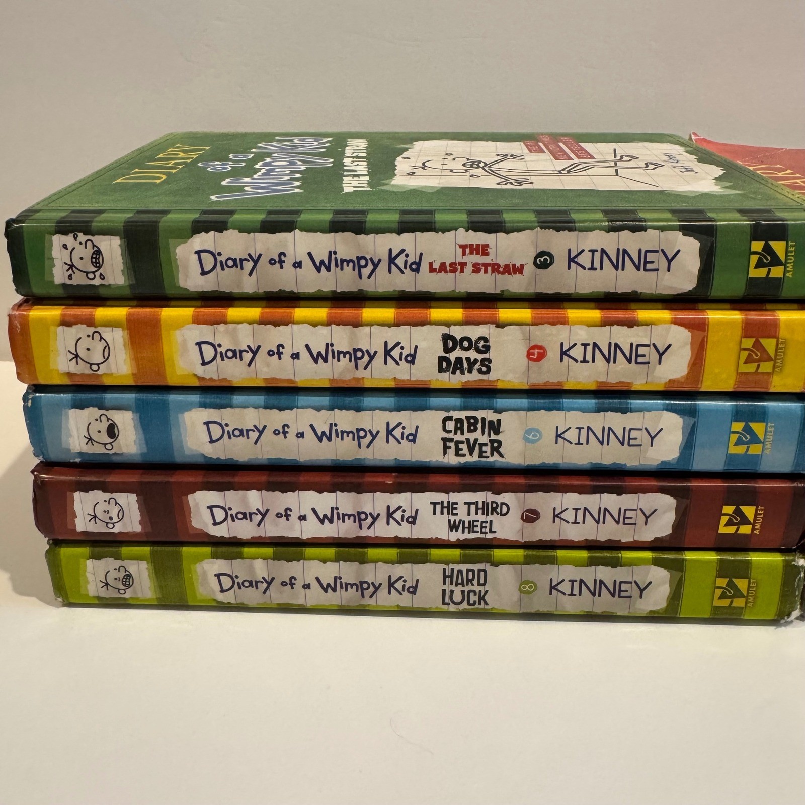 Diary of a Wimpy Kid Book Lot 11 Books Jeff Kinney Hardcover Paperback Mixed Set
