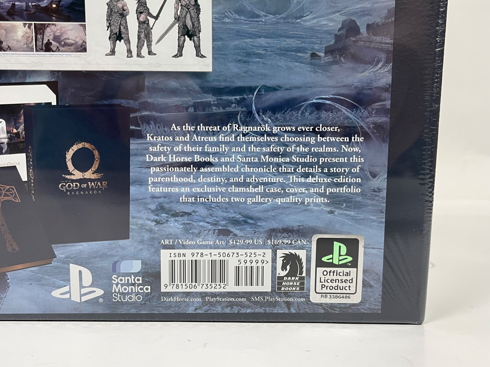 The Art of God of War Ragnarök (Deluxe Edition) Dark Horse Comics HC Book/Prints