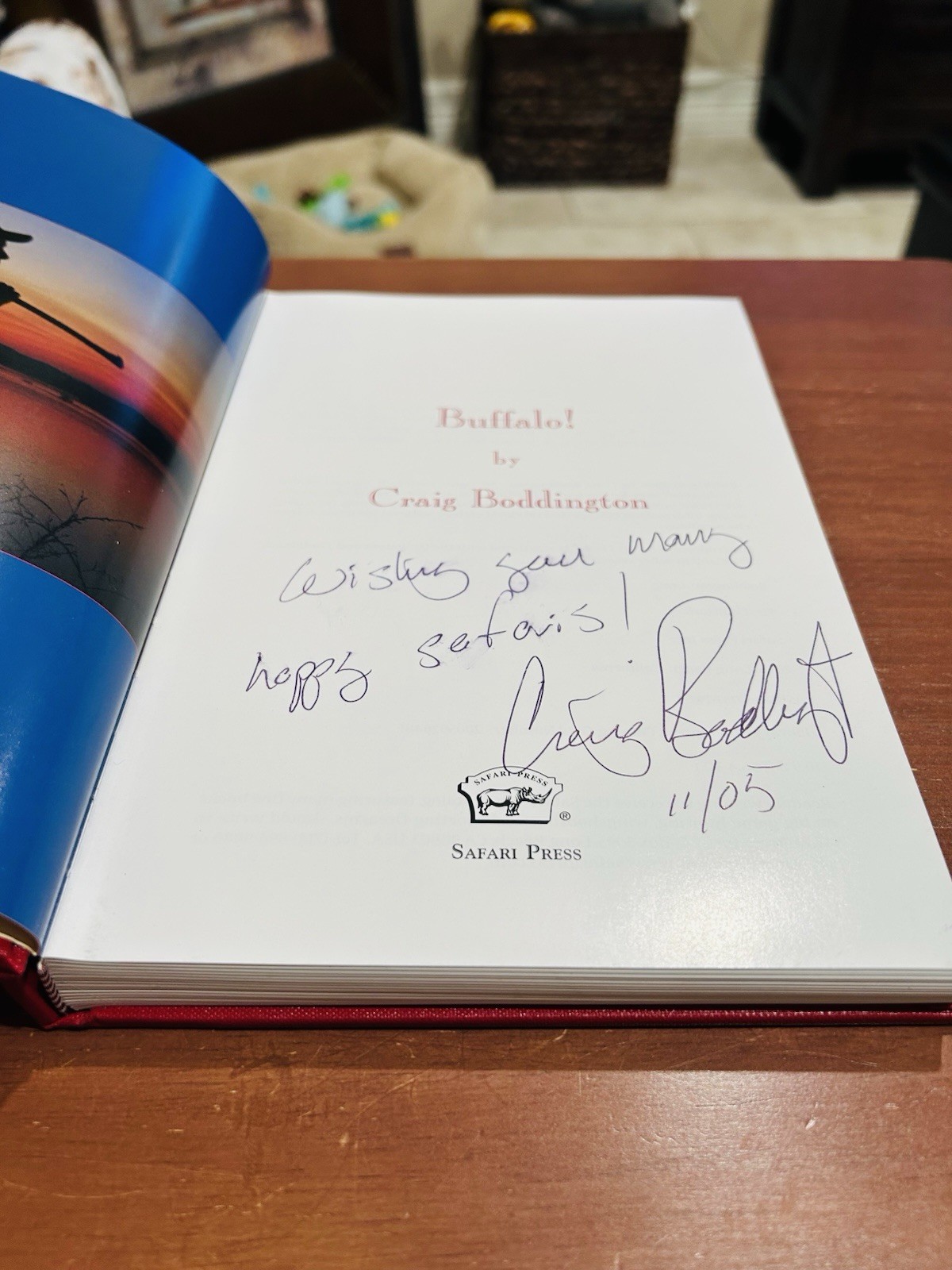 2006 Safari Press “Buffalo” Craig Boddington SIGNED Limited 1st Ed #359 of 1000