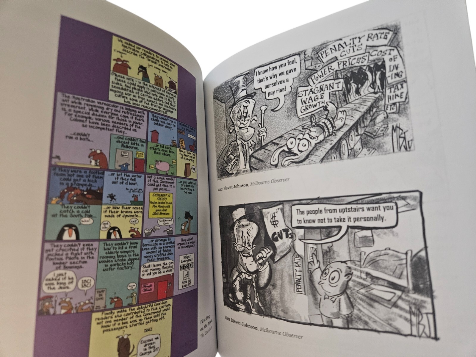 Best Australian Political Cartoons 2017 Russ Radcliffe Trade Paperback Book USED