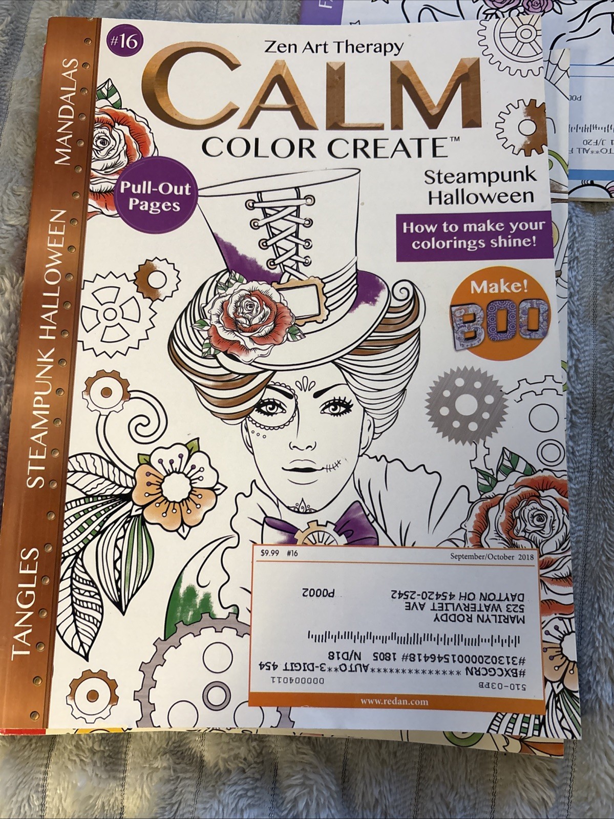 Zen Art Therapy Lot Of 5 Calm Color Create Coloring Books New Unused Mandalas