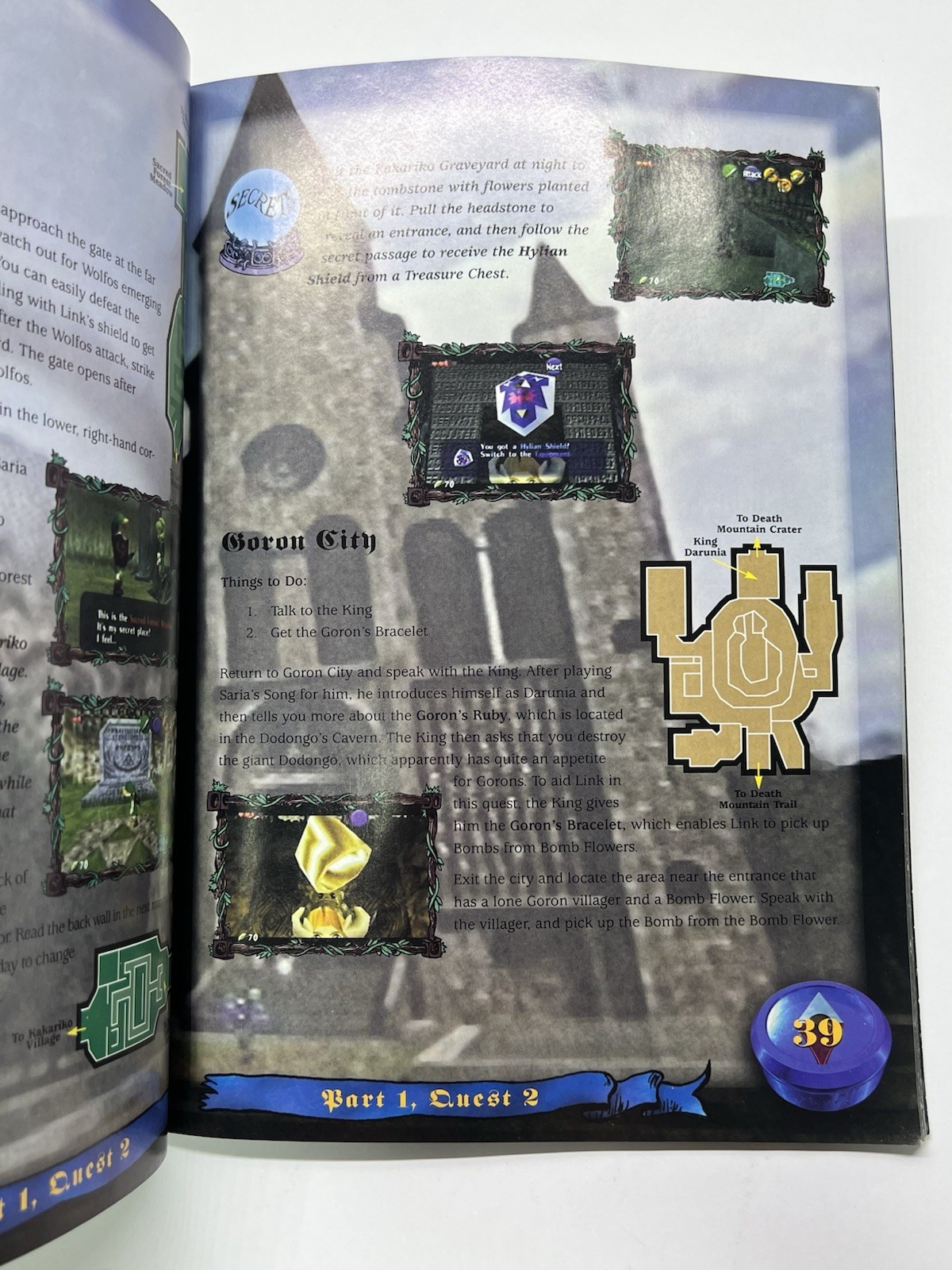 The Legend of Zelda Ocarina of Time Official Strategy Guide N64 BradyGames
